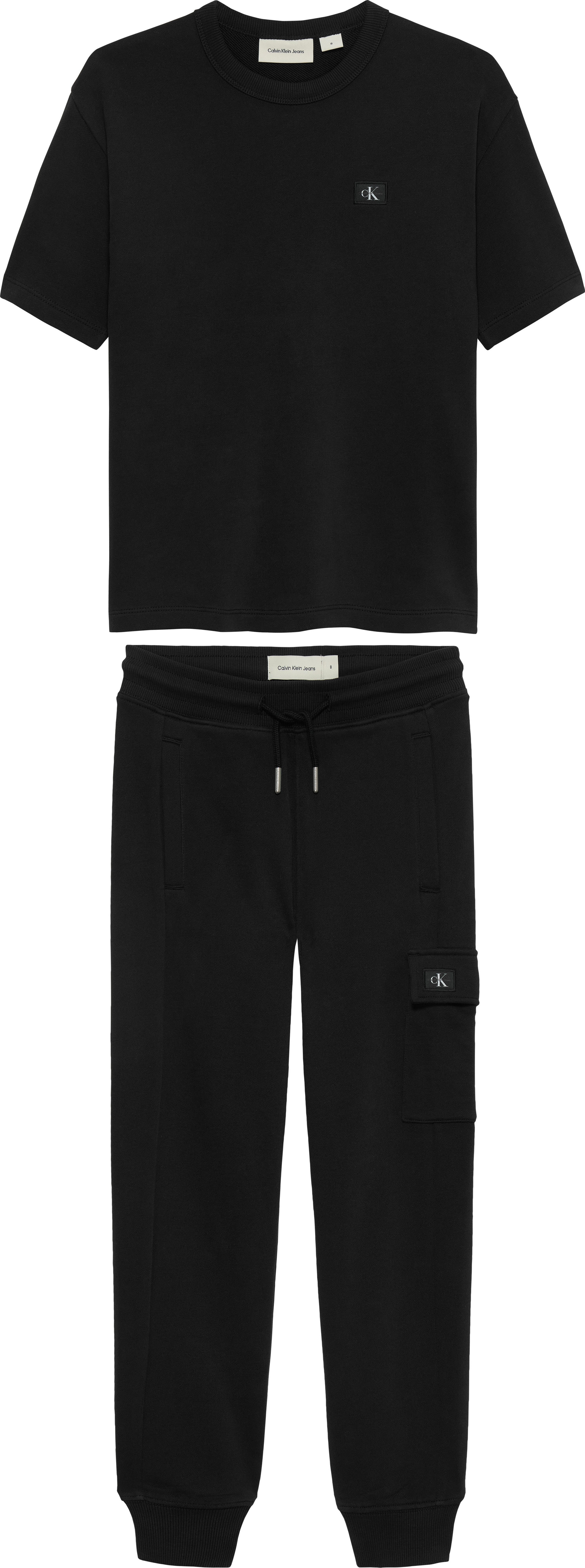 Calvin Klein Jeans Shirt & Hose (Set, 2-tlg) Regular fit, für Kinder bis 16 Jahre