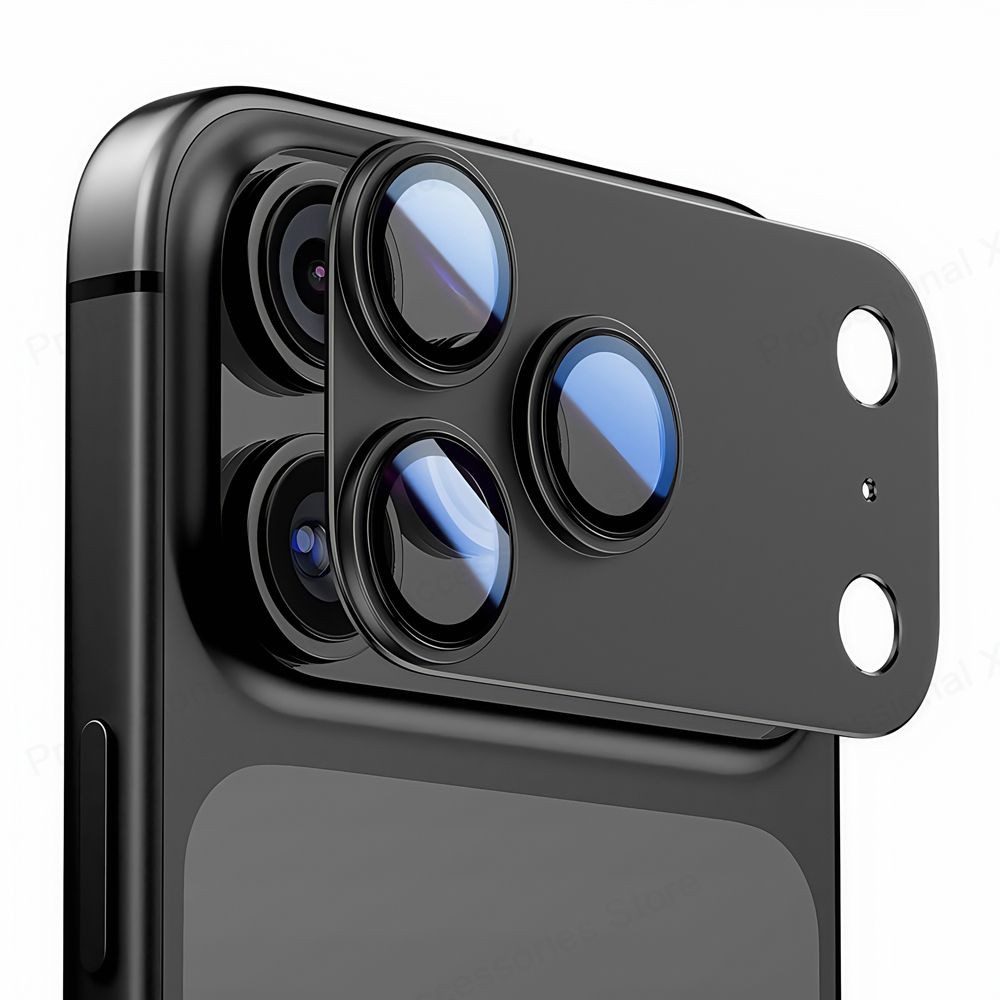 TECH PROTECT Kameraschutzglas Kameraschutz Linsenschutz Objektivschutz für iPhone 17 Pro, Spar-Set, 1 Stück, Aluminiumrahmen, Hartglas, kratzfest, passgenau