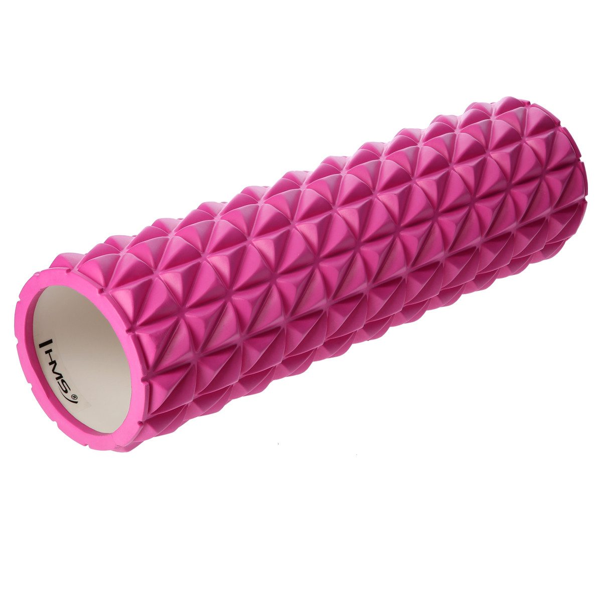 HMS Fitnessrolle Massagerolle 45cm strukturiert Sportrolle Therapierolle Faszienrolle, formstabil, entspannend, einfache Anwendung