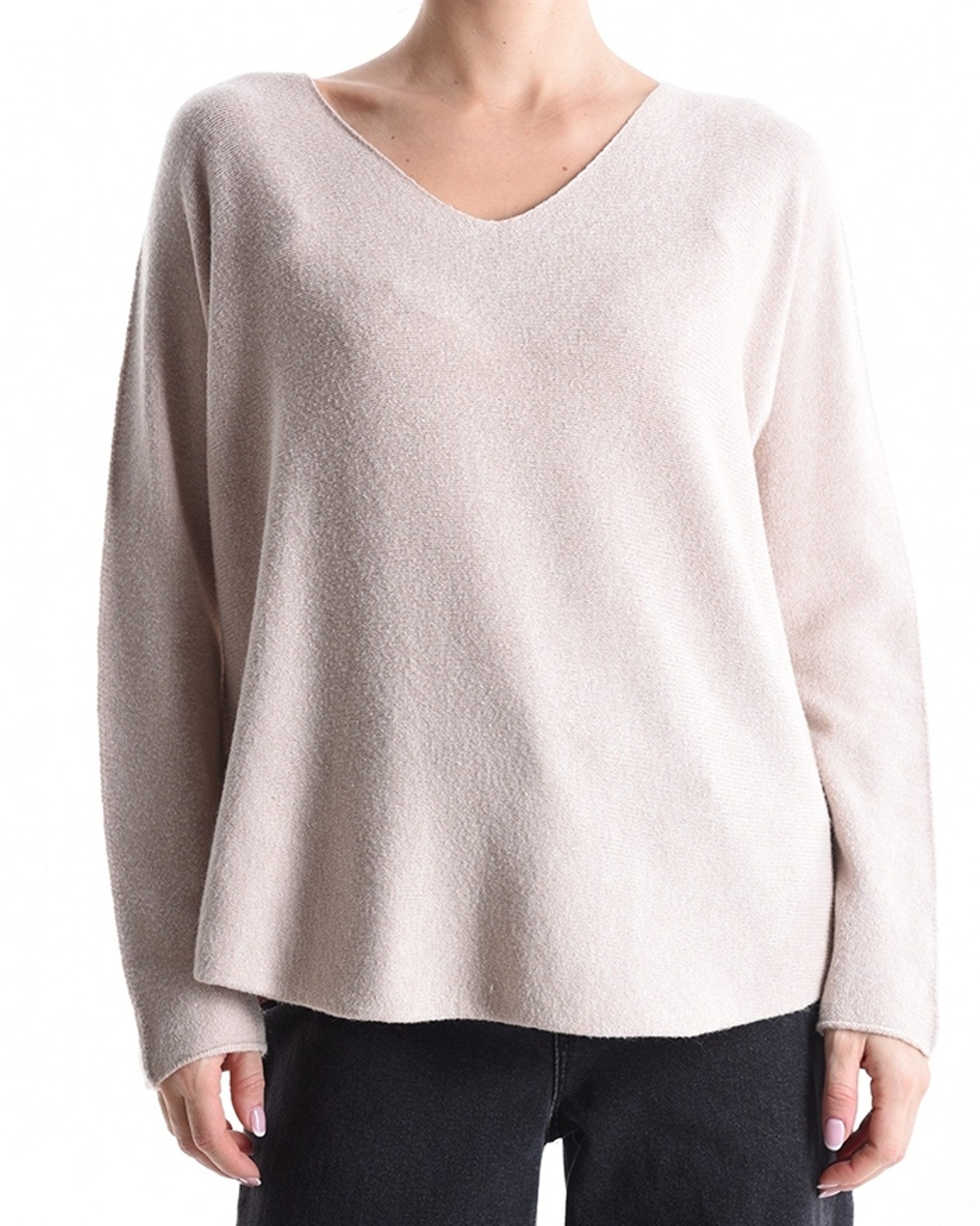 Ava & Jackson Company V-Ausschnitt-Pullover STELLA