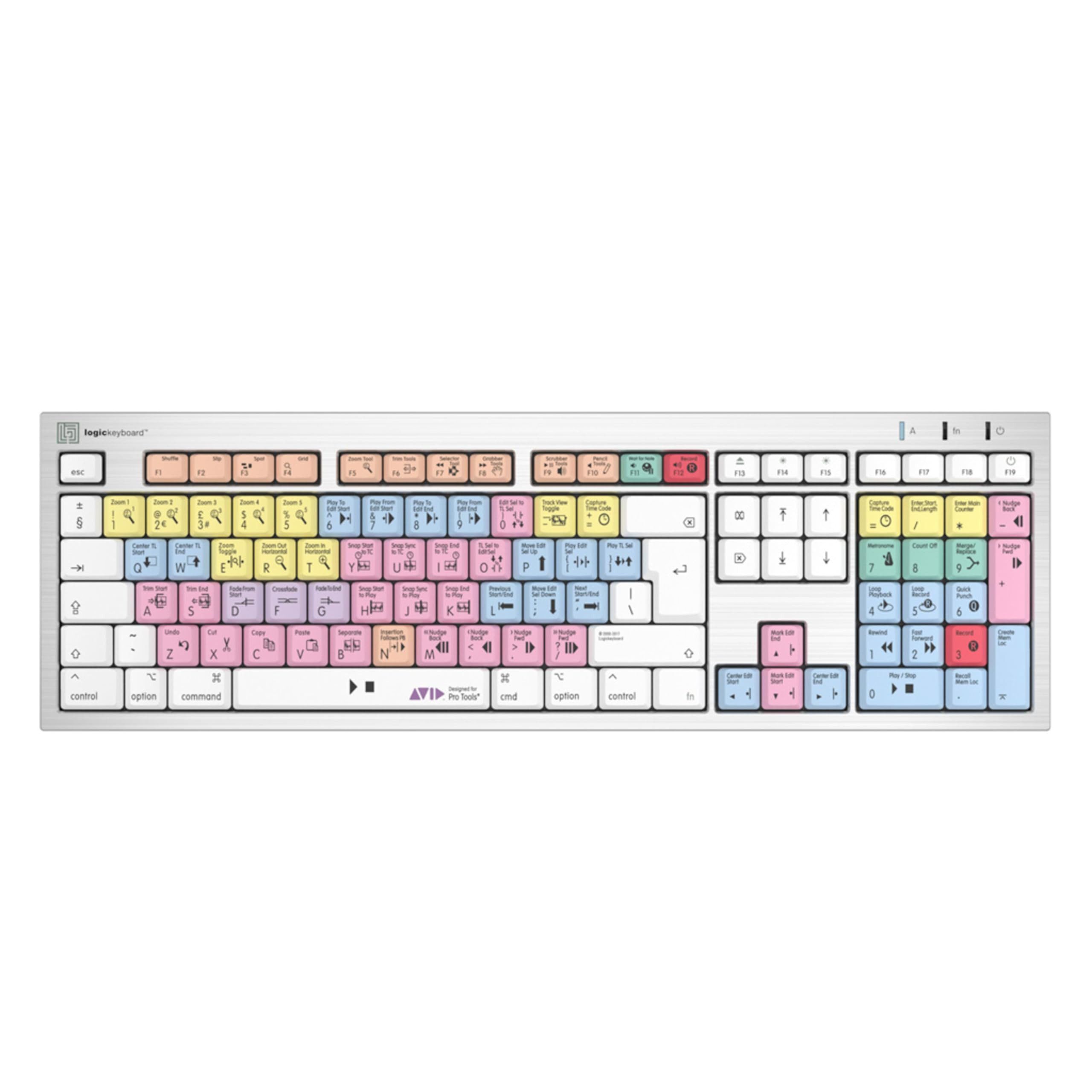 Logickeyboard Apple-Tastatur (Avid Pro Tools ALBA UK (Mac) Pro Tools Tastatur english - Apple)