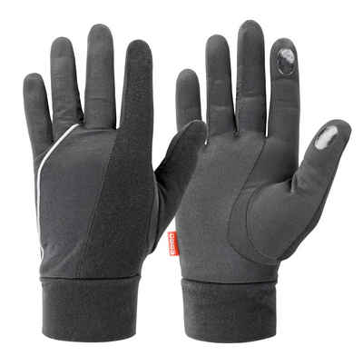 SPIRO Multisporthandschuhe Unisex Sport Handschuhe / Laufhandschuhe in den Größen S - M - L Reflektierend, Winddicht