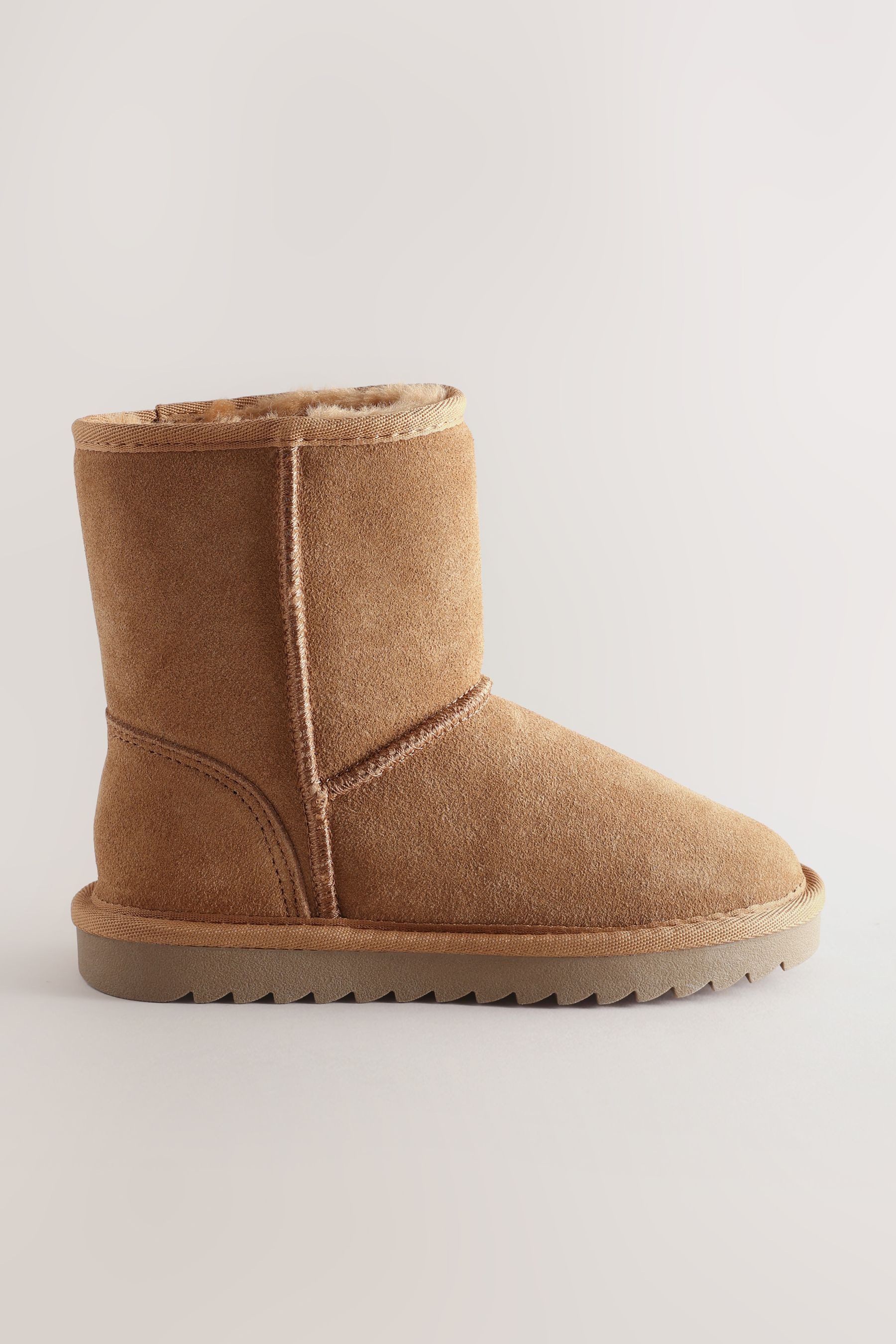 Next Hohe Schlupfstiefel aus Veloursleder Schlupfboots