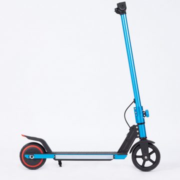 Vankel Cityroller 6.5 Zoll Faltbarer E Scooter für 6-12 Jahren Kinder, 150,00 W, 12,00 km/h, 150W motor bis zu 12 km/h LED Display, Leichter Elektroroller mit EBS