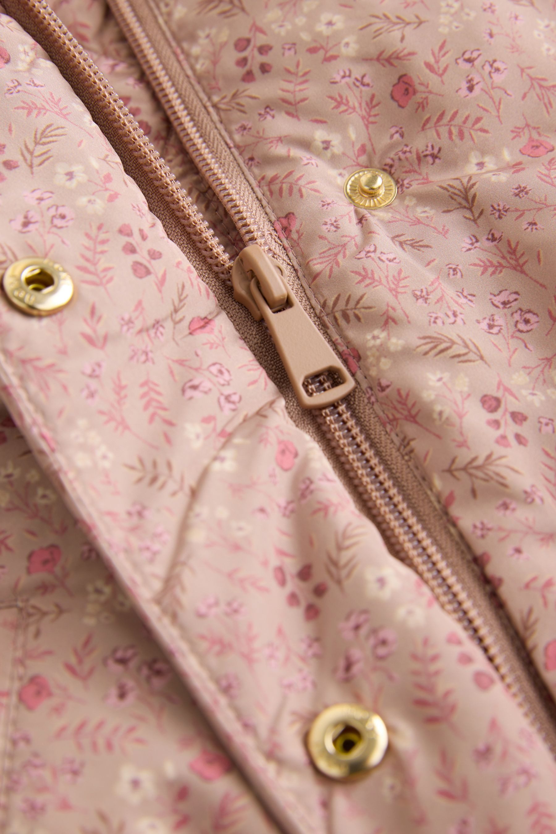 Next Steppjacke Wasserabweisender Mantel mit Ballonsaum (1-St)