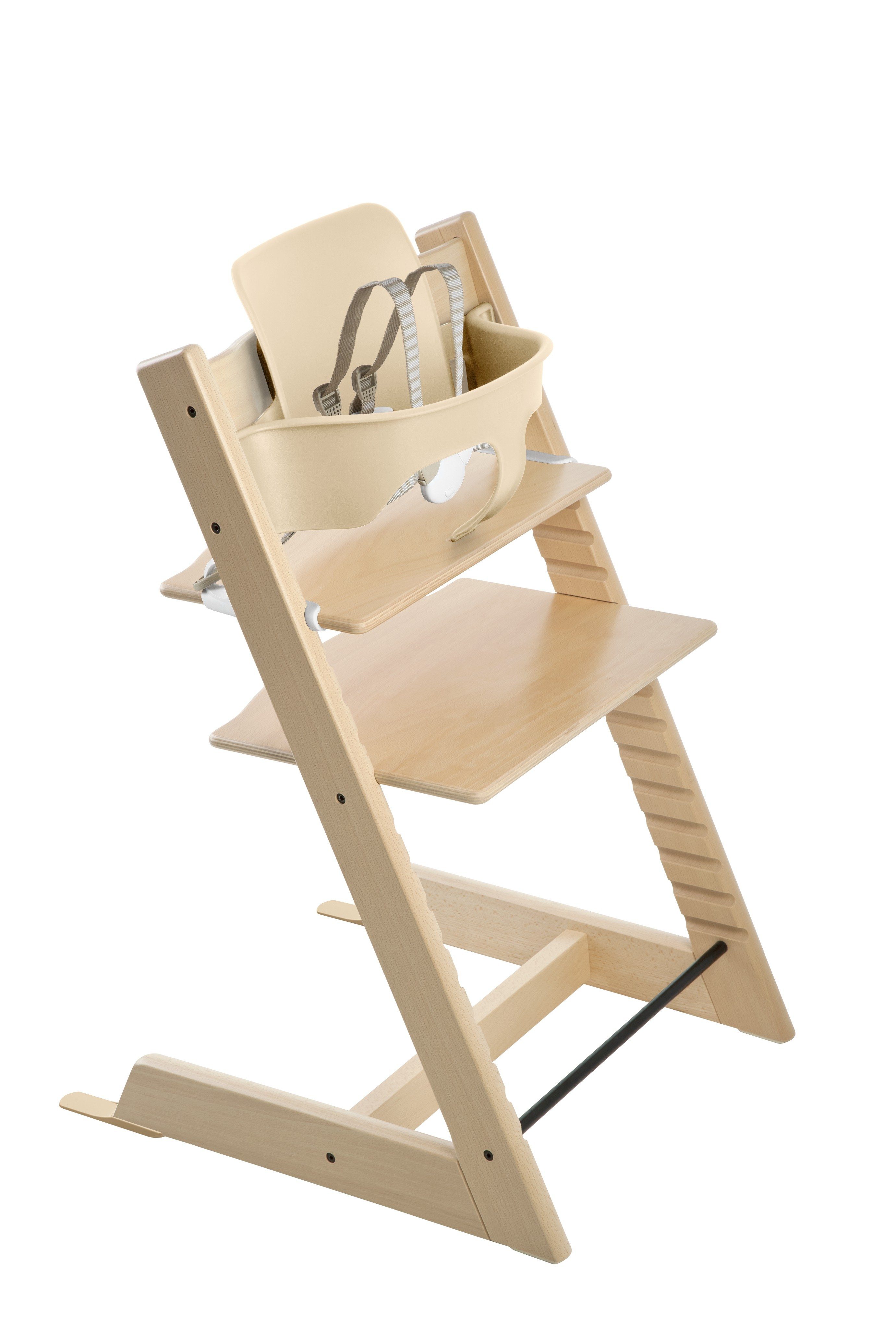 Stokke 5-Punkt-Sicherheitsgurt und Haltegurt Hochstuhl Trapp in für Hochstuhl-Gurt Tripp den beige