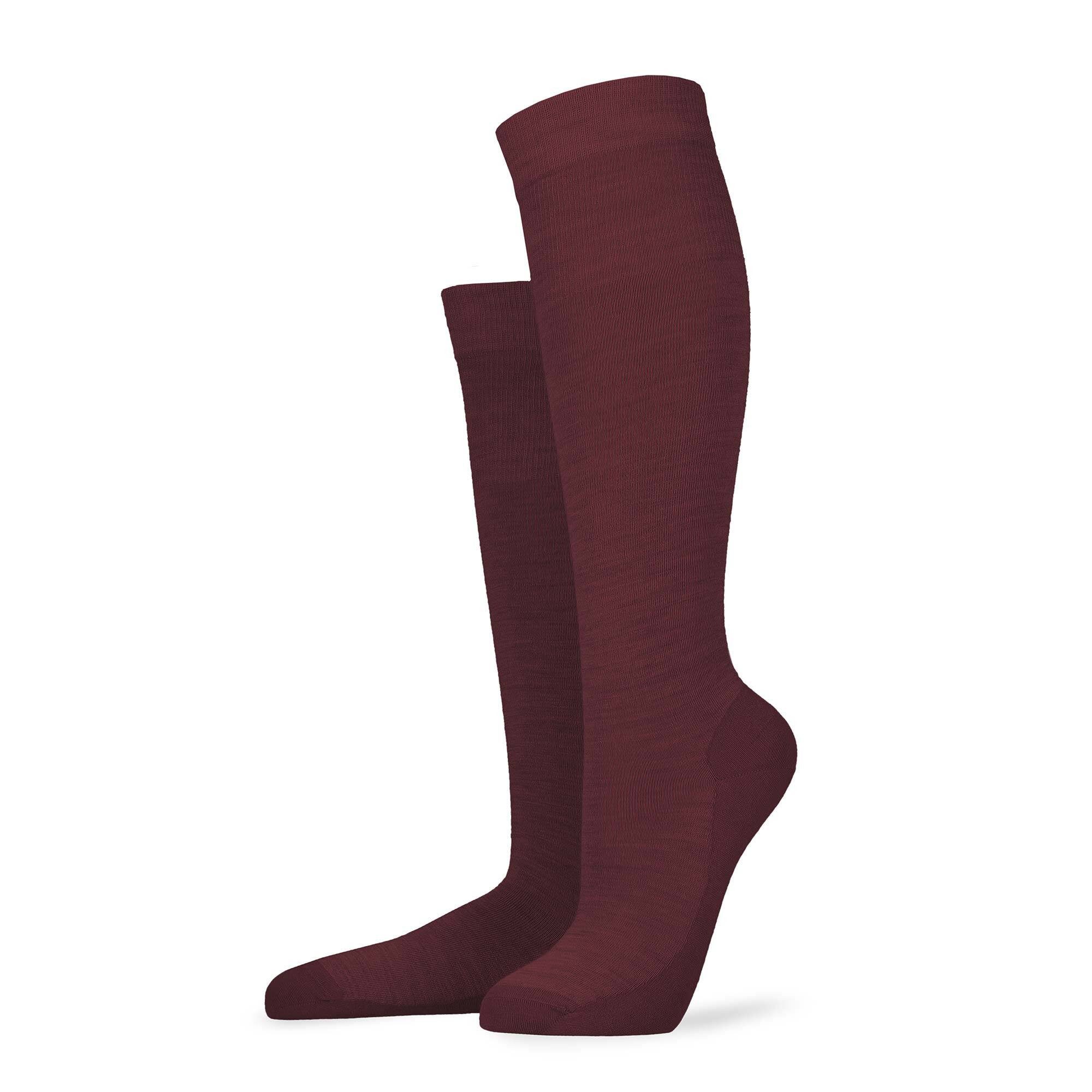 KUNERT Kniestrümpfe Warm Up (1-Paar) Wärmende Strick-Kniestrümpfe