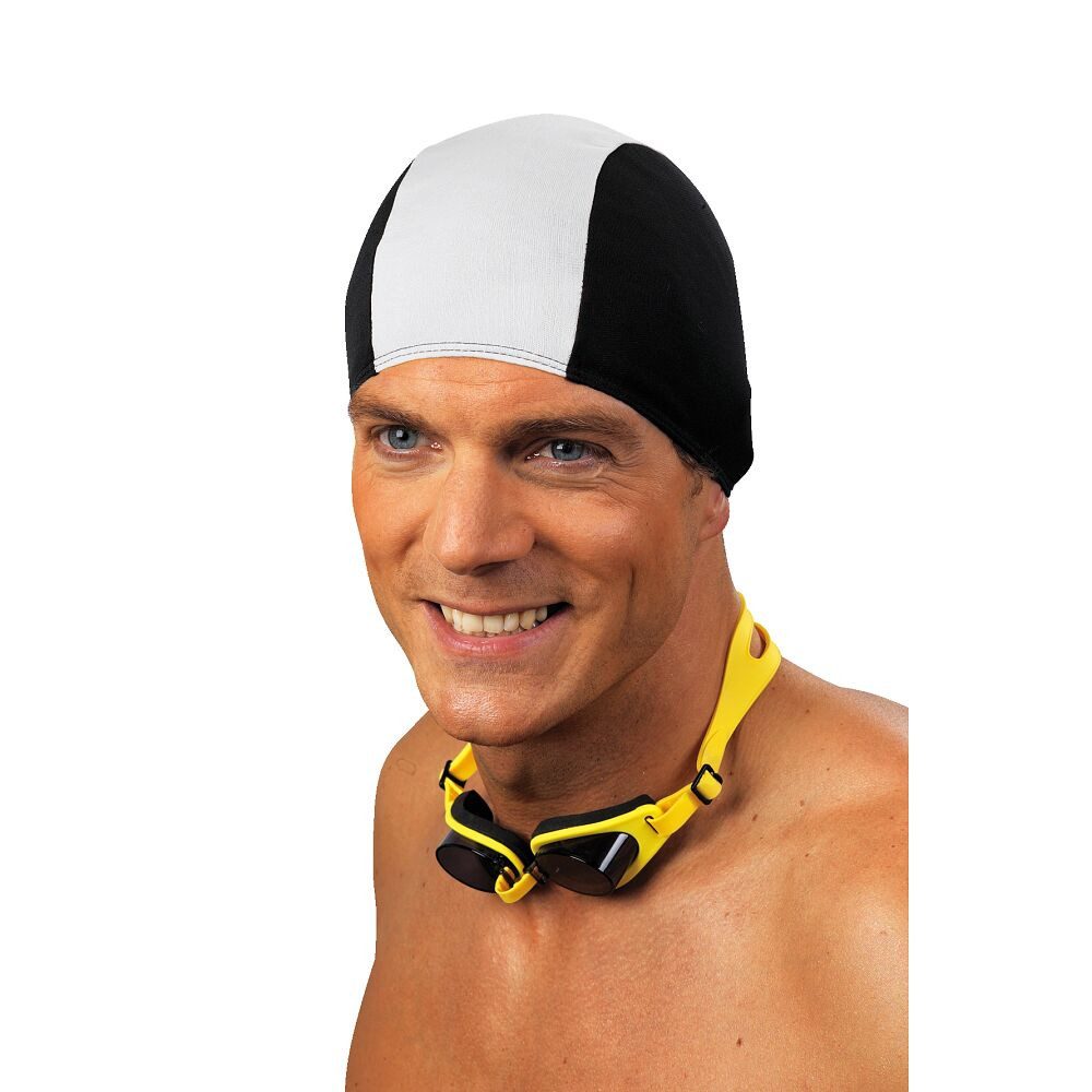 Sport-Thieme Badekappe Schwimmkappen-Set Textil, Ideal für Schwimmvereine