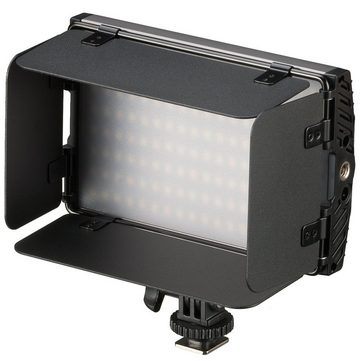 BRESSER Tageslichtlampe PT Pro 15B-II Bi-Color LED Videoleuchte mit Lichtklappen, Akku und Ta…