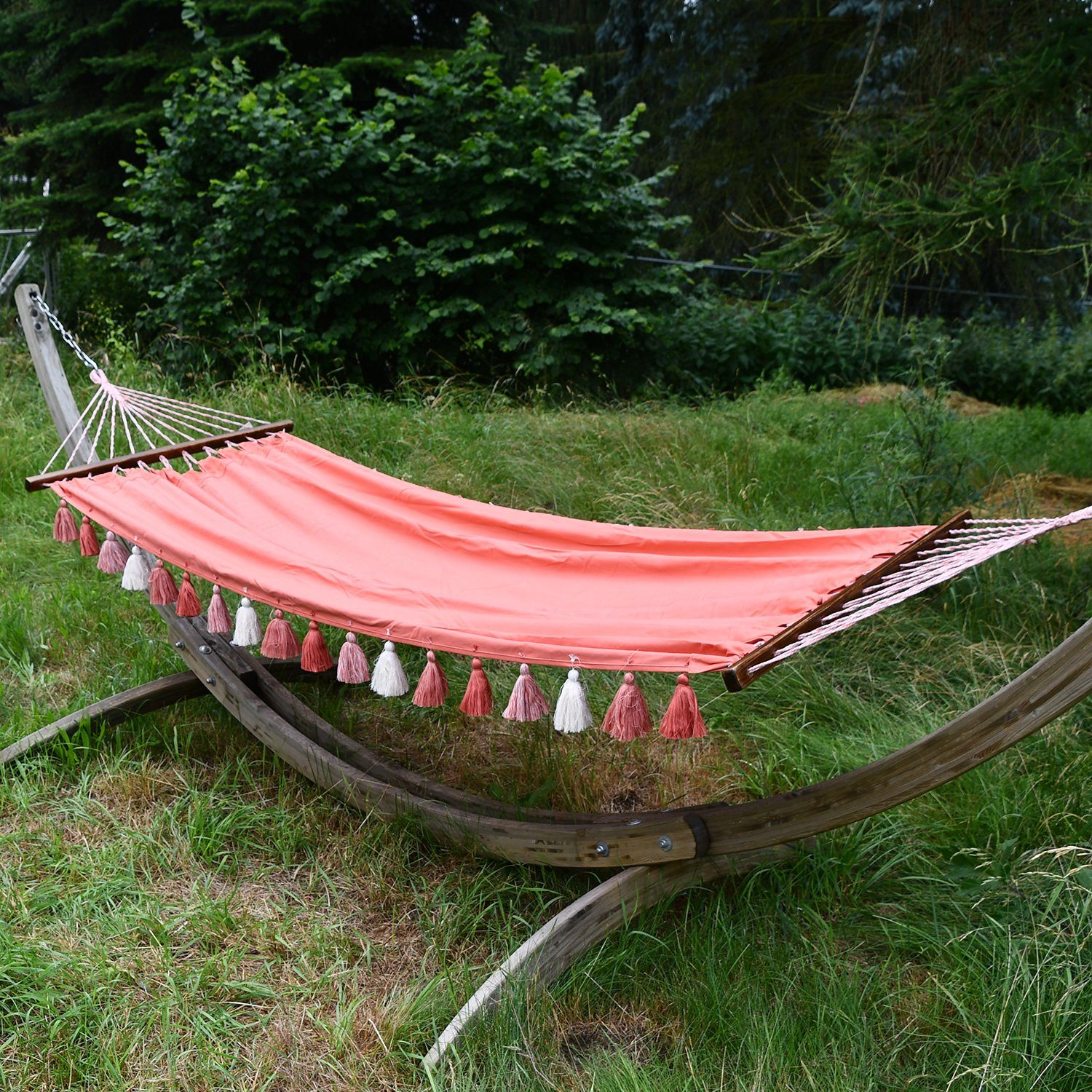 HOPLO Stabhängematte Single Stabhängematte SALMON mit günstig online kaufen