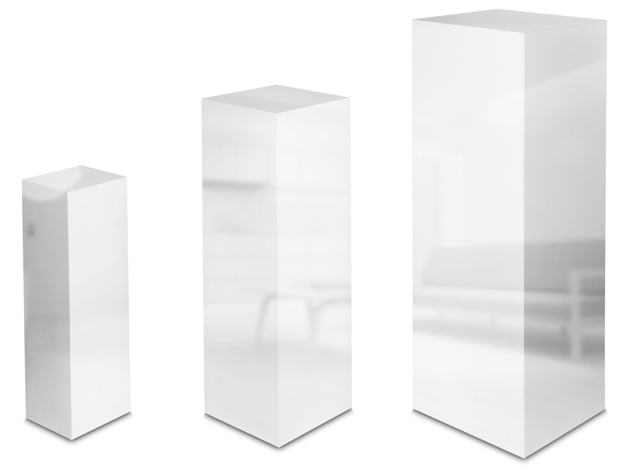 STEMA Seyfried Blumenständer Dekosäule (Pflanzensäule - Weiß Hochglanz, Pfl günstig online kaufen