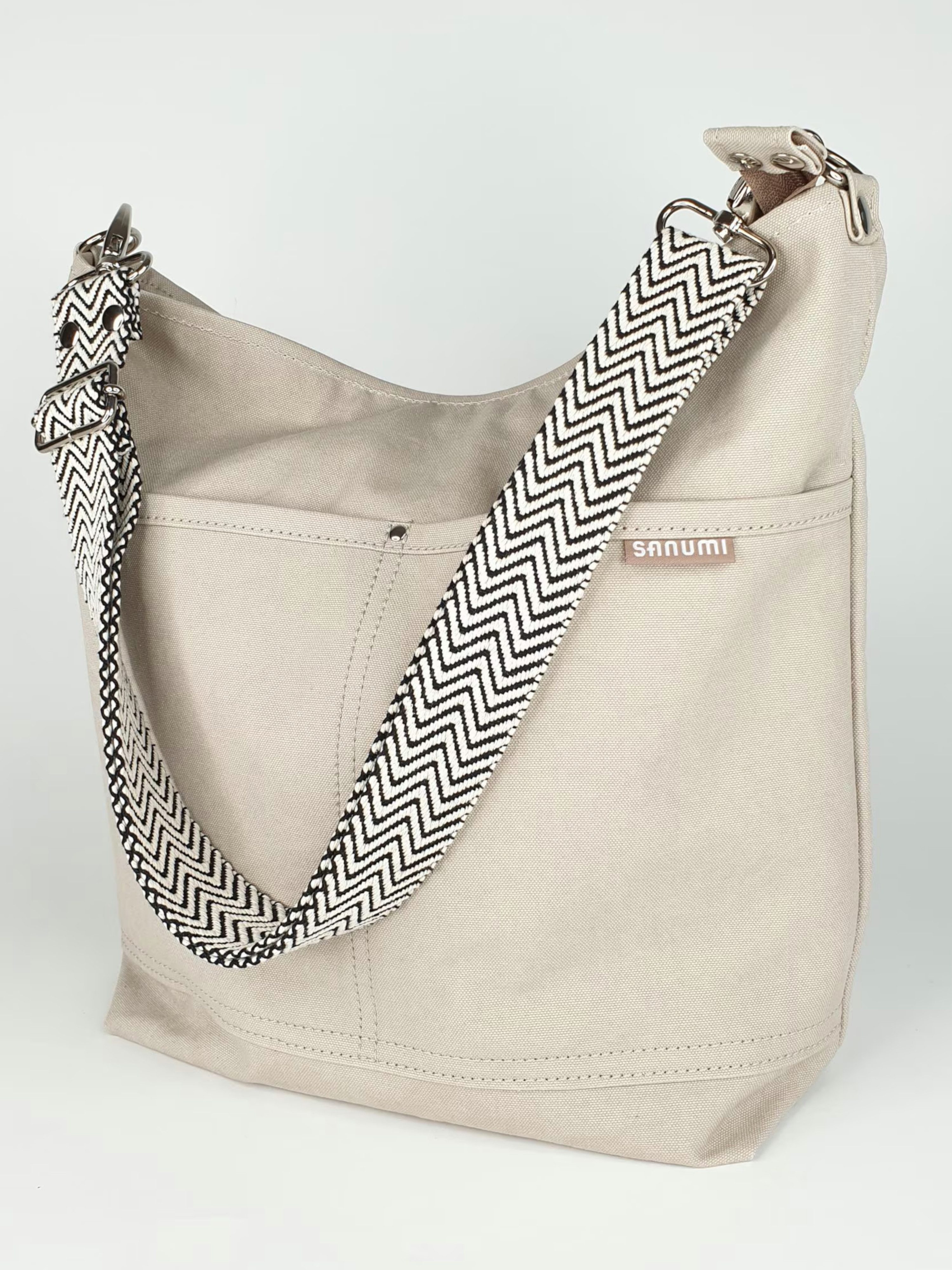 sanumi Umhängetasche Canvas Hobobag günstig online kaufen