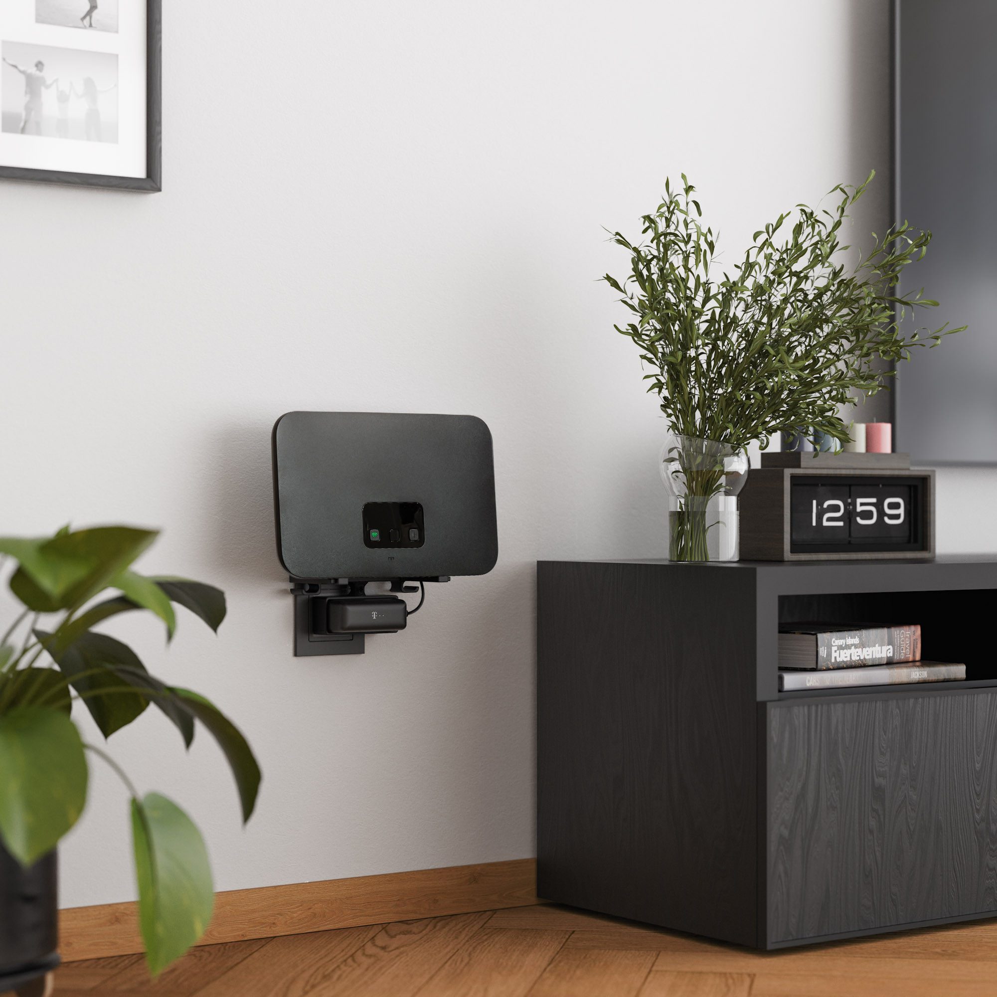 Mobilefox Wandhalterung Steckdosenhalterung passend für Speedport Smart 4/4 Plus/4R – Bild 5 von 5