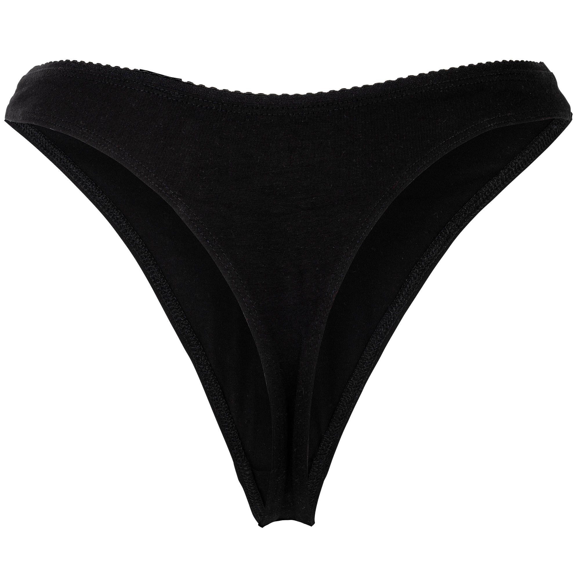 Diesel String Damen String 6er Pack Baumwolle (Packung, 6er Pack)