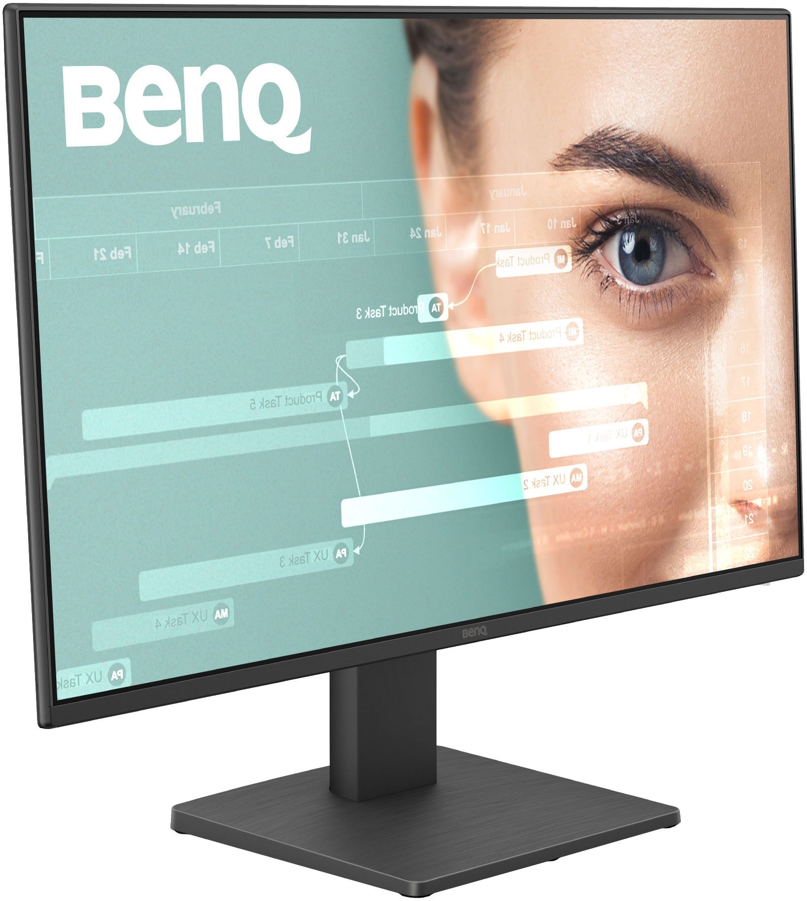 BenQ GW2491 LED-Monitor (61 cm/24 ", 1920 x 1080 px, Full HD, 5 ms Reaktionszeit, 100 Hz, IPS-LED)