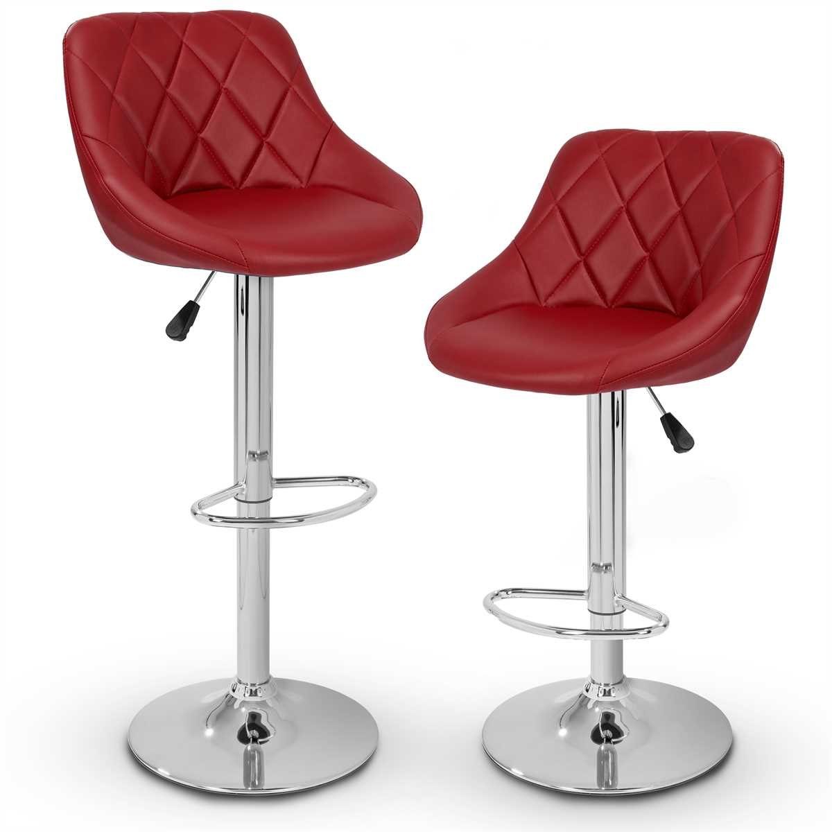 TRESKO Barhocker, 2er Set Barhocker mit Lehne - Barstuhl höhenverstellbar - günstig online kaufen