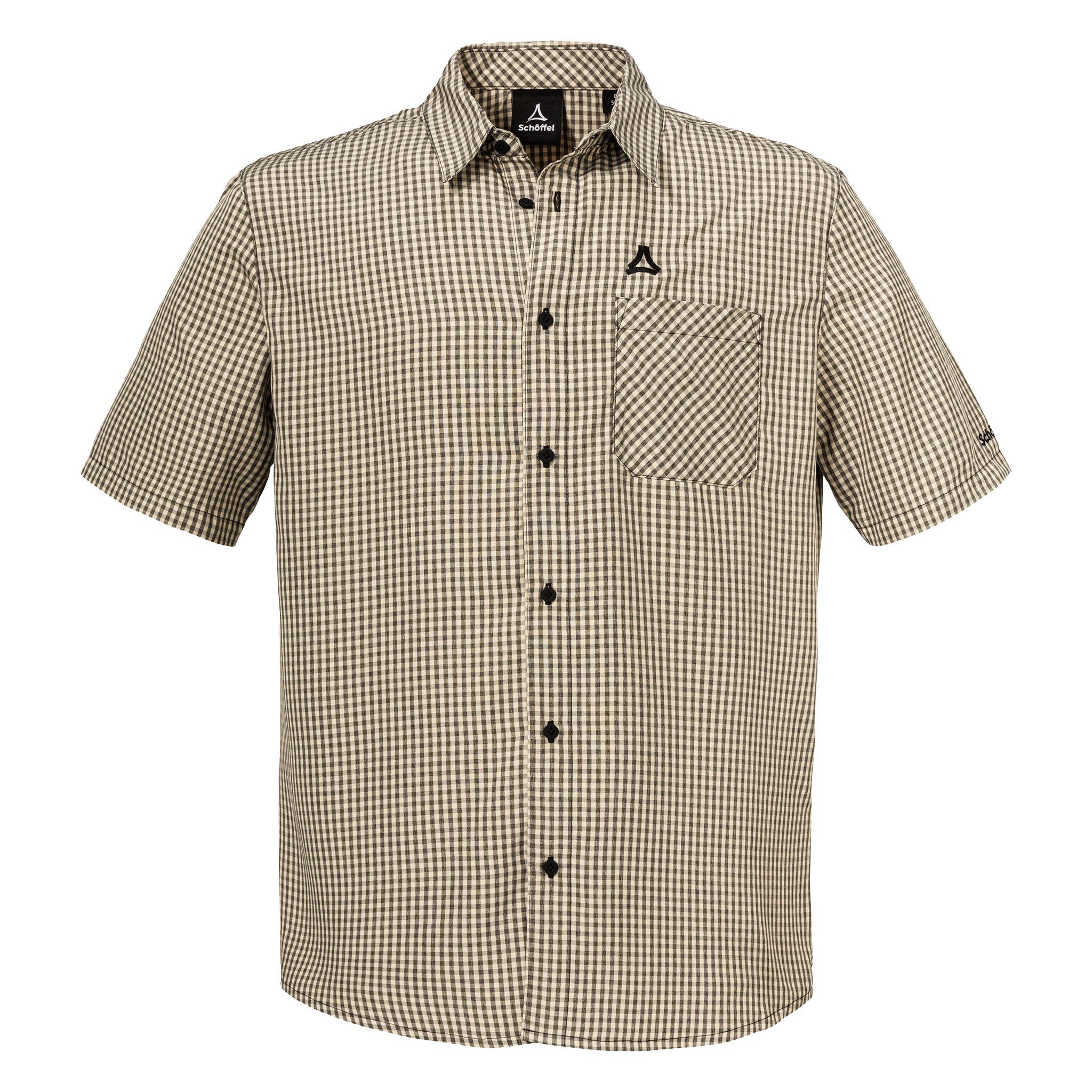 Schöffel Outdoorhemd Hiking CIRC Shirt Style Dalfoss mit gesticktem Markenlogo auf Brust