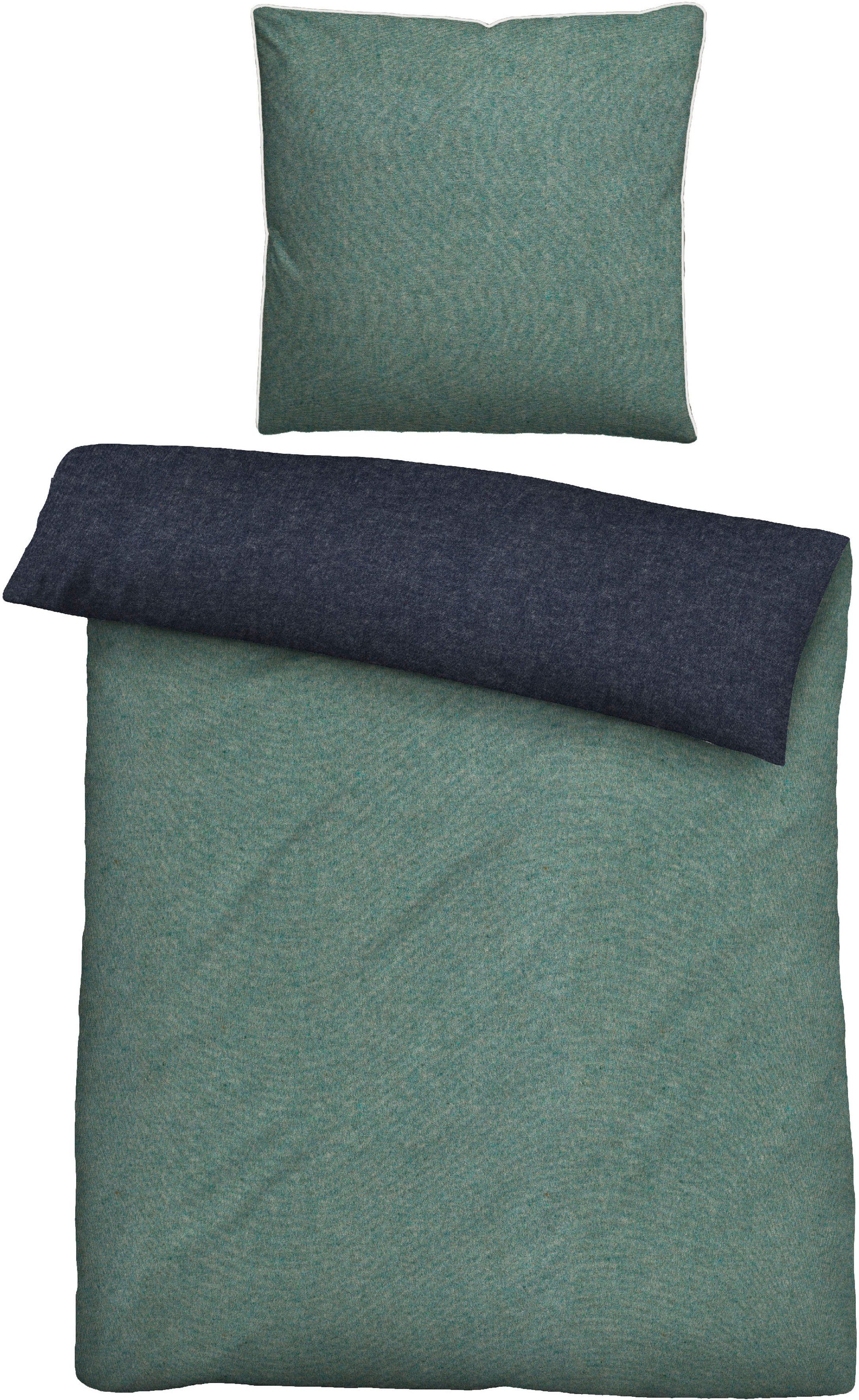 Biberna Wendebettwäsche Hermal, Flanell, 2 teilig, günstig online kaufen