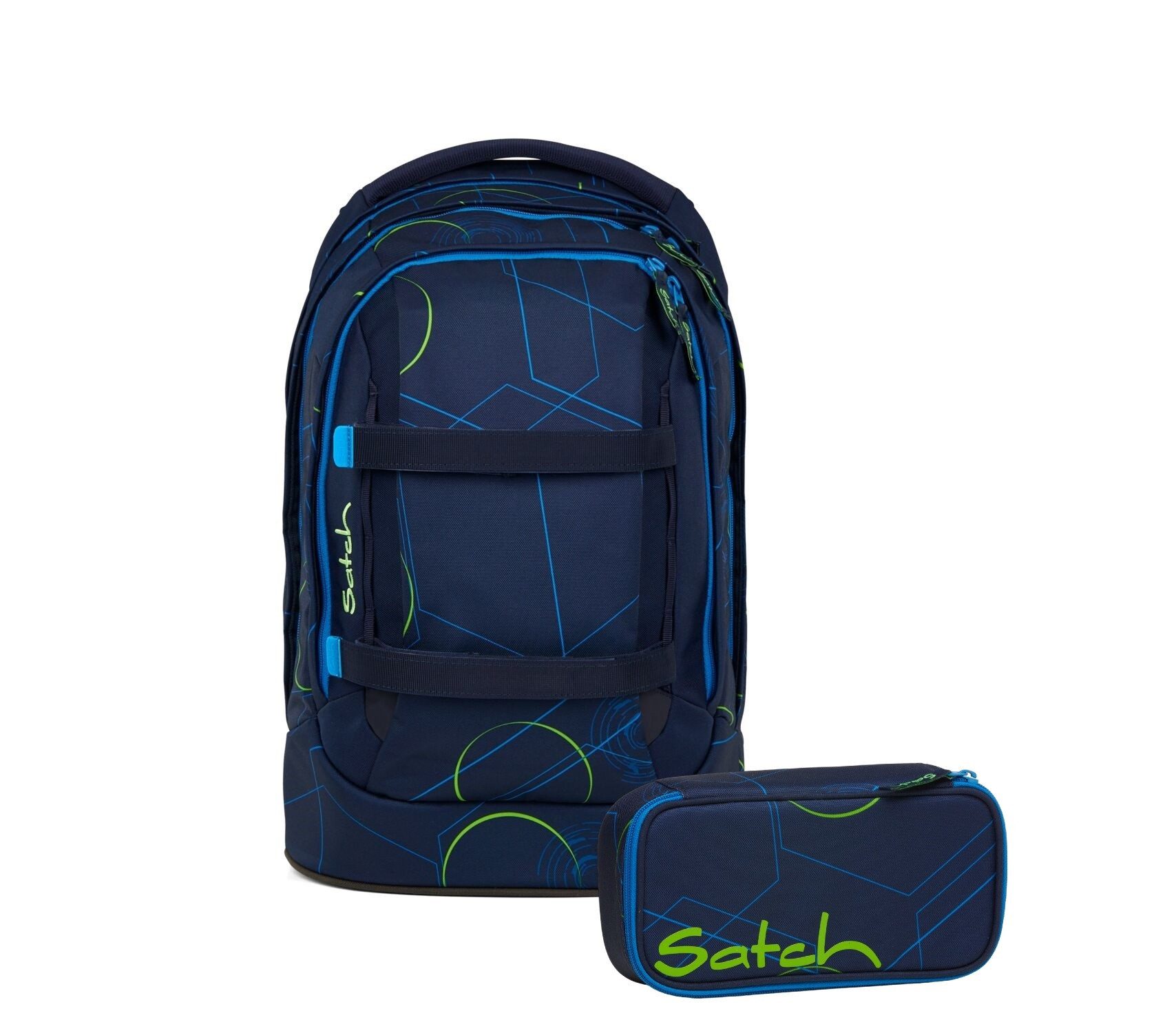 Satch Schulranzen Schulrucksack-Set PACK Blue Tech günstig online kaufen