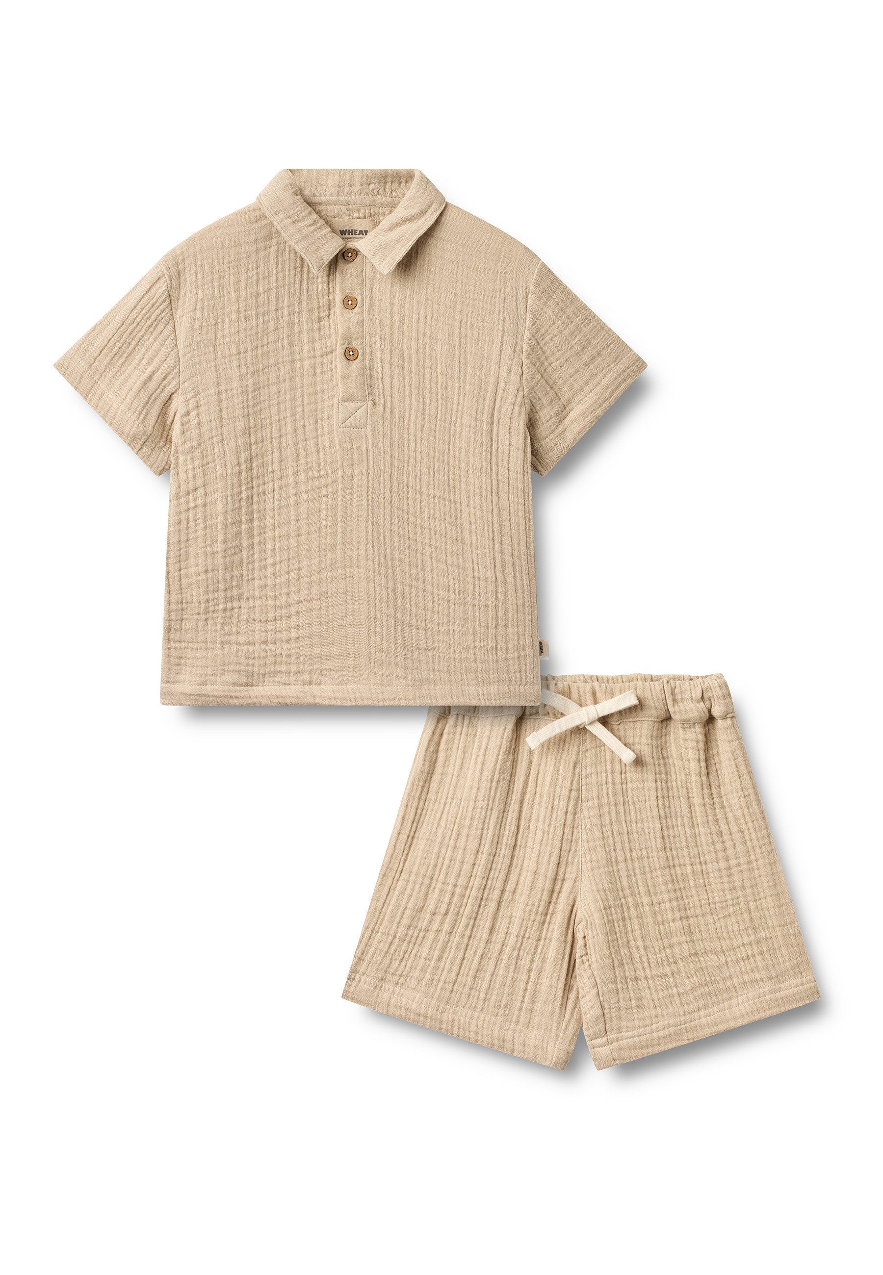 WHEAT Trainingsanzug WHEAT Set Shirt S/S & Shorts Svend