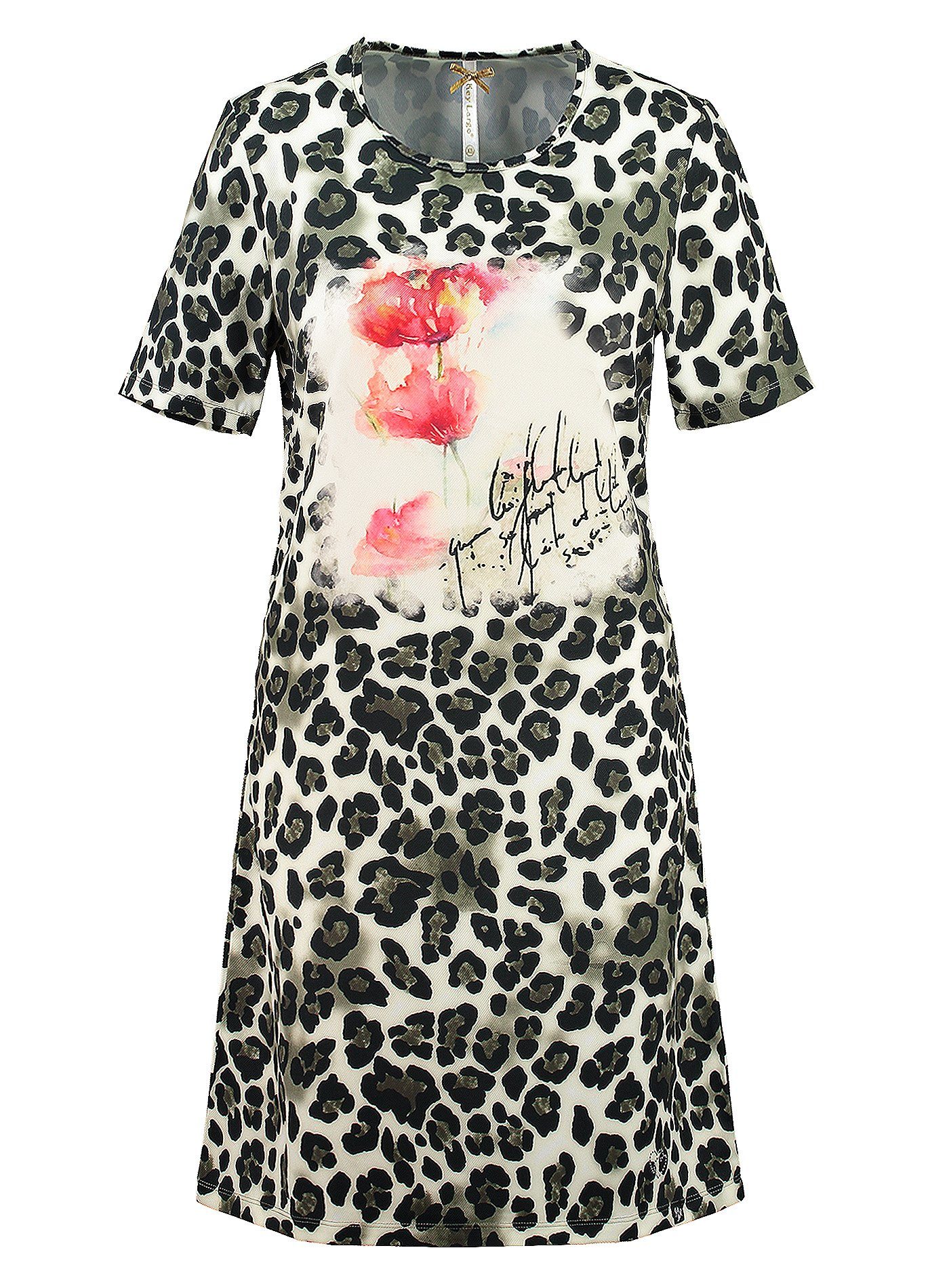 Key Largo Jerseykleid SARINA mit Allover-Print khaki
