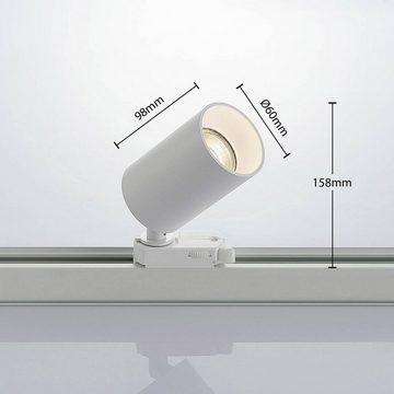Arcchio Schienensystem-Leuchten Brinja, Modern, Aluminium, weiß, 1 flammig, GU10