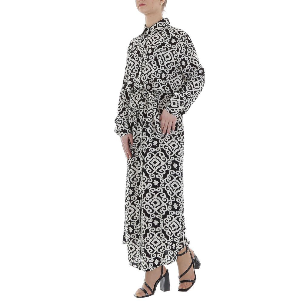 Ital-Design Maxikleid Damen Freizeit (85885217) Ornamente Blusenkleid in Sc günstig online kaufen