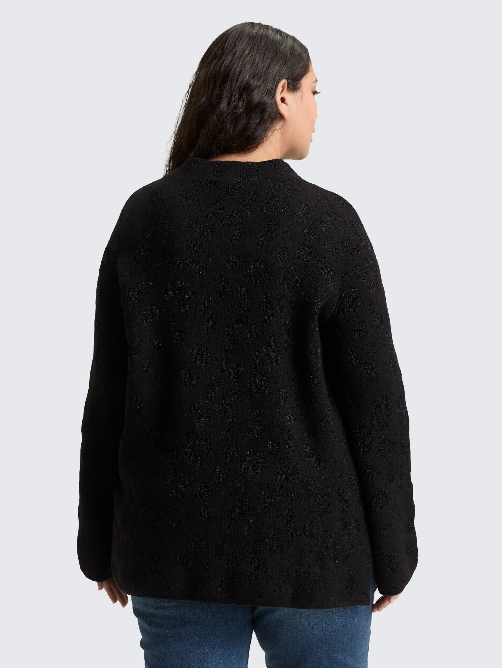 TOM TAILOR PLUS Strickpullover Pullover & Strickjacken Plus Size - Strickpullover mit Glitzer-Effekt