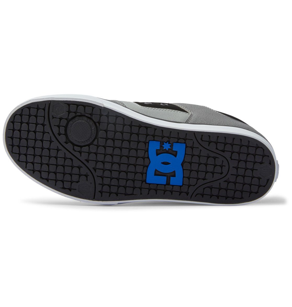 DC Pure Black/Grey/Blue Shoes Sneaker