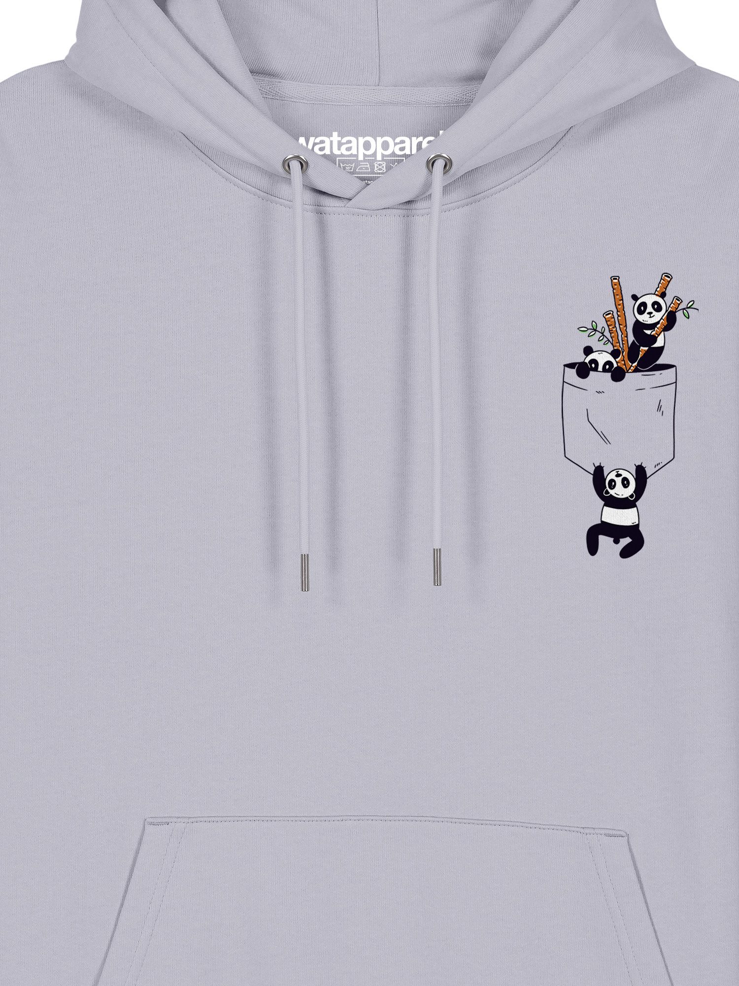 wat? Apparel Hoodie Pocket Pandas