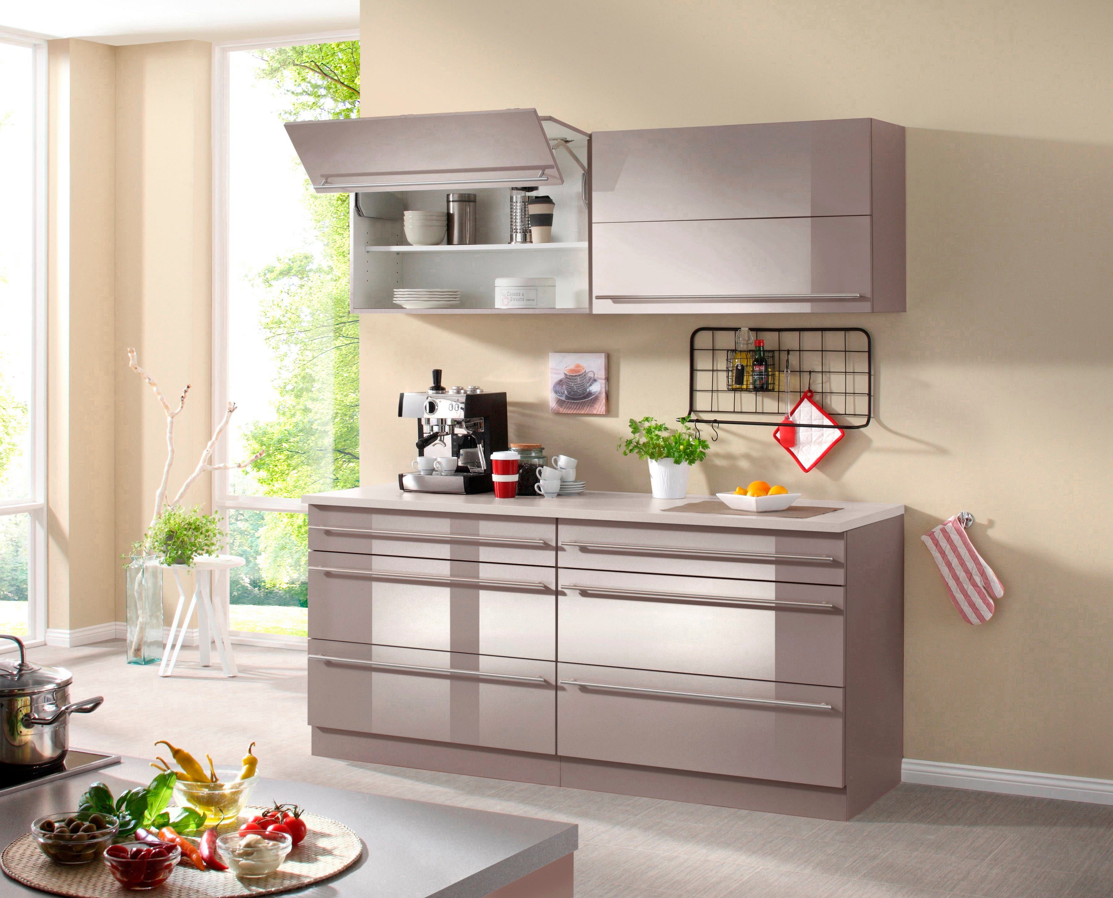 wiho Küchen Küche Chicago, TOPSELLER, ohne E-Geräte, Gesamtbreite 180 cm