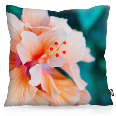 Kissenbezug, VOID, Sofa-Kissen Hibiskus Tropisch Outdoor Dschungel Hawaii Blume Floral