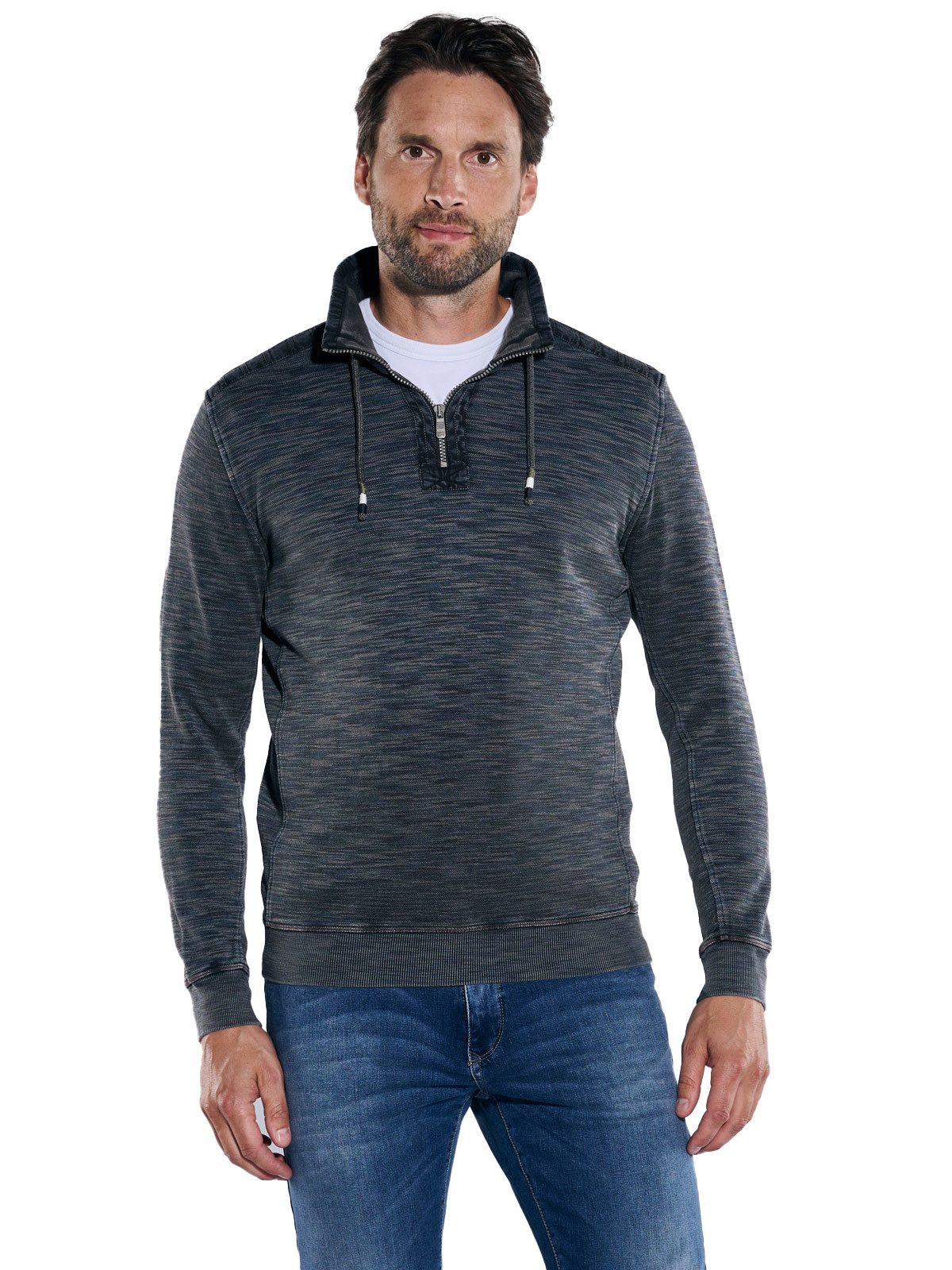 Engbers Sweatshirt Herren Sweatshirt regular, Anthrazit günstig online kaufen