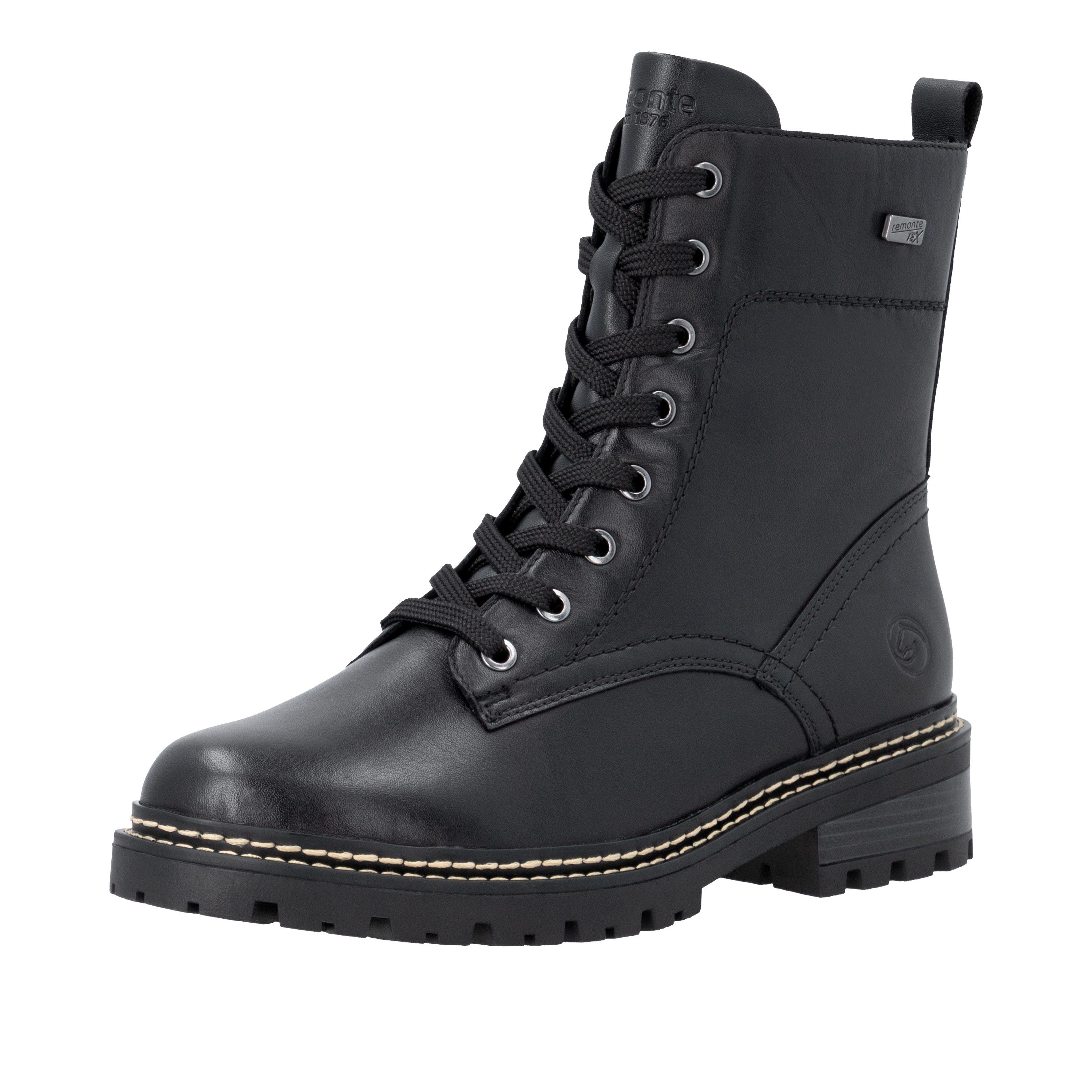 Remonte Schnürboots Schnürstiefelette mit Innenreißverschluss, TEX-Membrane