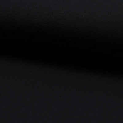 maDDma Stoff Bio-Bündchenstoff Schlauchware 35 (70)cm breit ab 25cm, schwarz