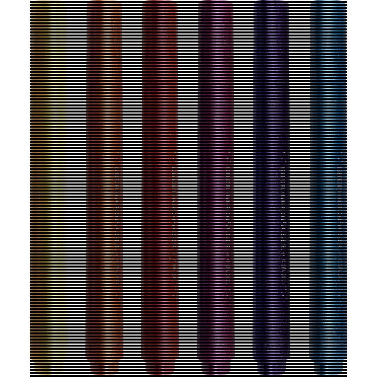 Eberhard Faber Filzstift EBERHARD FABER Фломастеры Colori Glitzereffekt dreiflächig dick 6