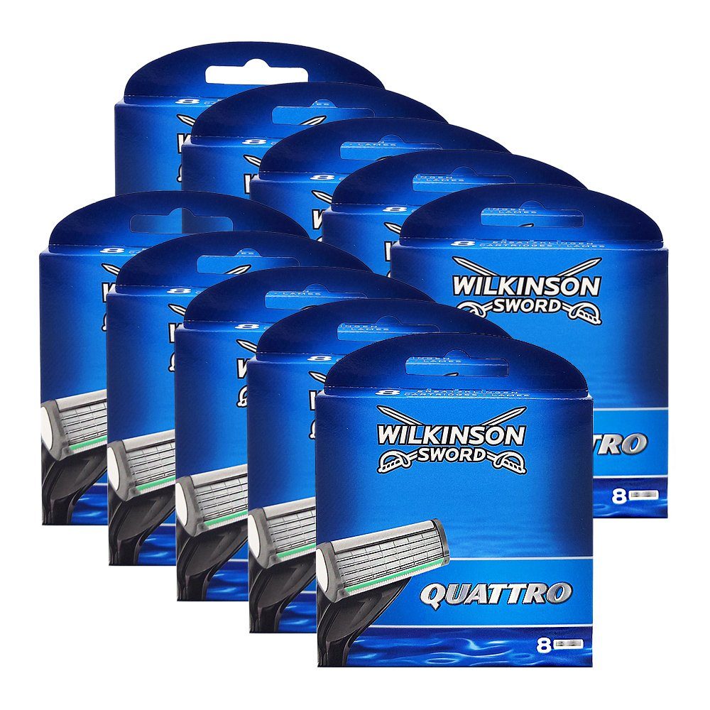 Wilkinson Rasierklingen Wilkinson Quattro Rasierklingen, 8er Pack x 10