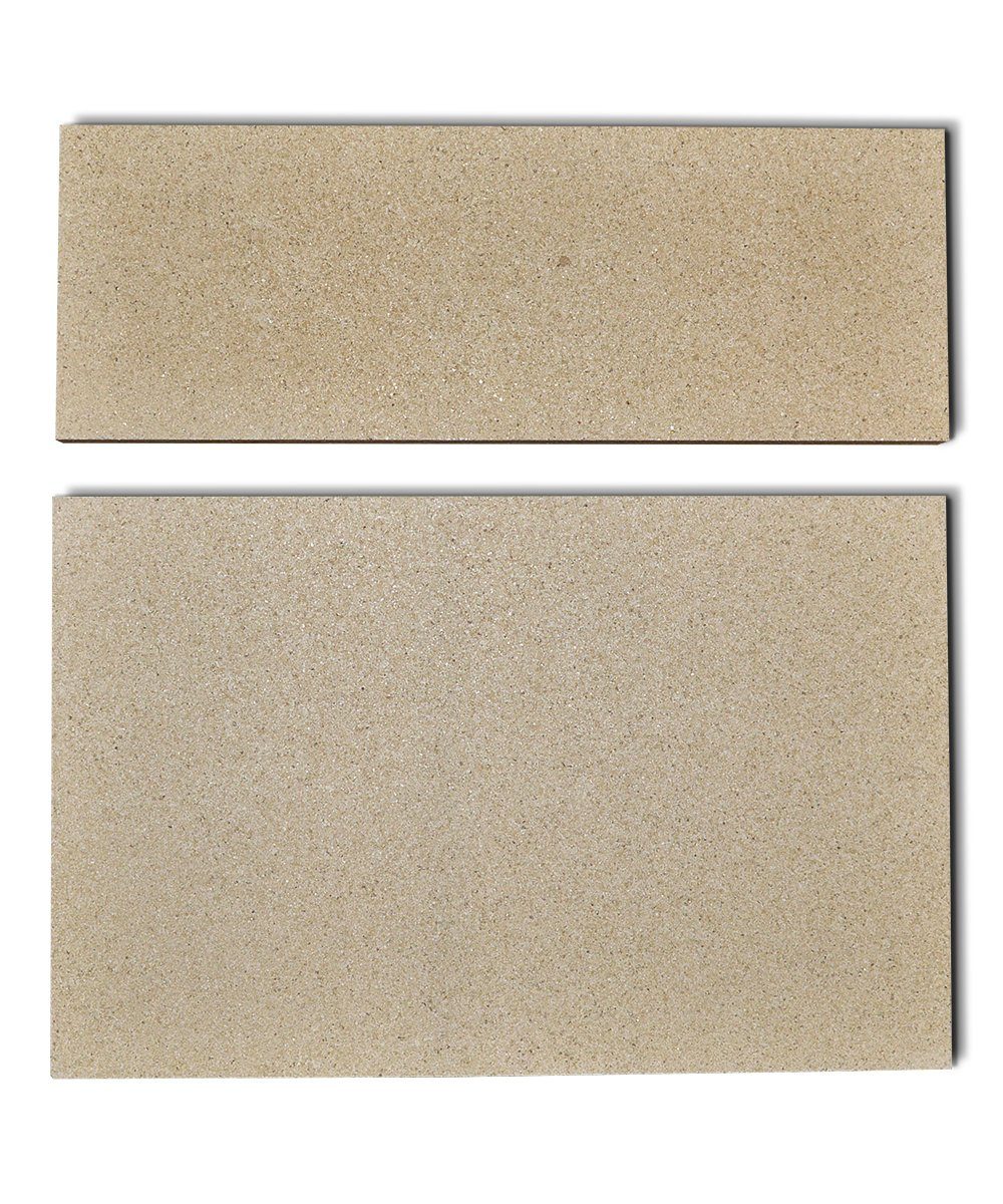 kaminXpert Feuerraumplatten - Zugumlenkung B für Techfire Tambora 2 Kaminofen Ersatzteil