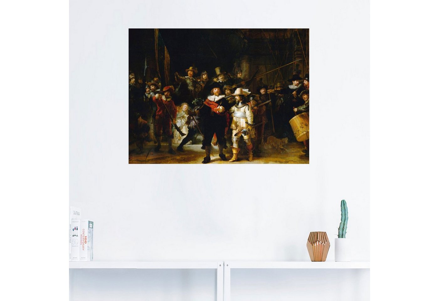 Artland Wandbild »Die Nachtwache. 1642«, Porträts (1 Stück), in vielen Größen & Produktarten -Leinwandbild, Poster, Wandaufkleber / Wandtattoo auch für Badezimmer geeignet-HomeTrends