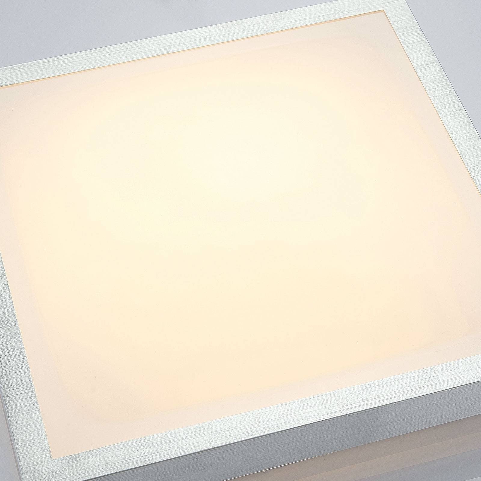 Lindby LED Deckenleuchte 1 inkl. Aluminium, flammig, Acryl, weiß, warmweiß, fest verbaut, LED-Leuchtmittel Modern, alu, Leuchtmittel Margit
