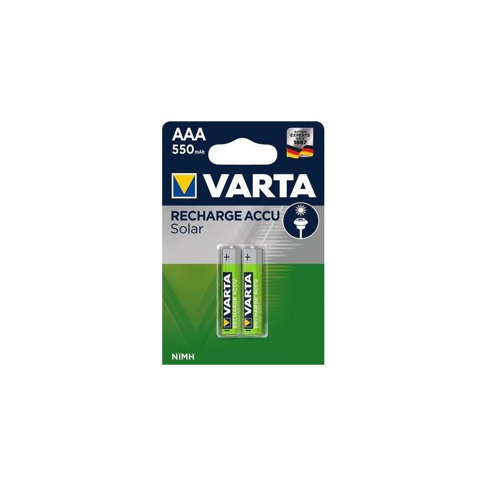 Varta Solar Akku AAA 56733 2er Blister Akku