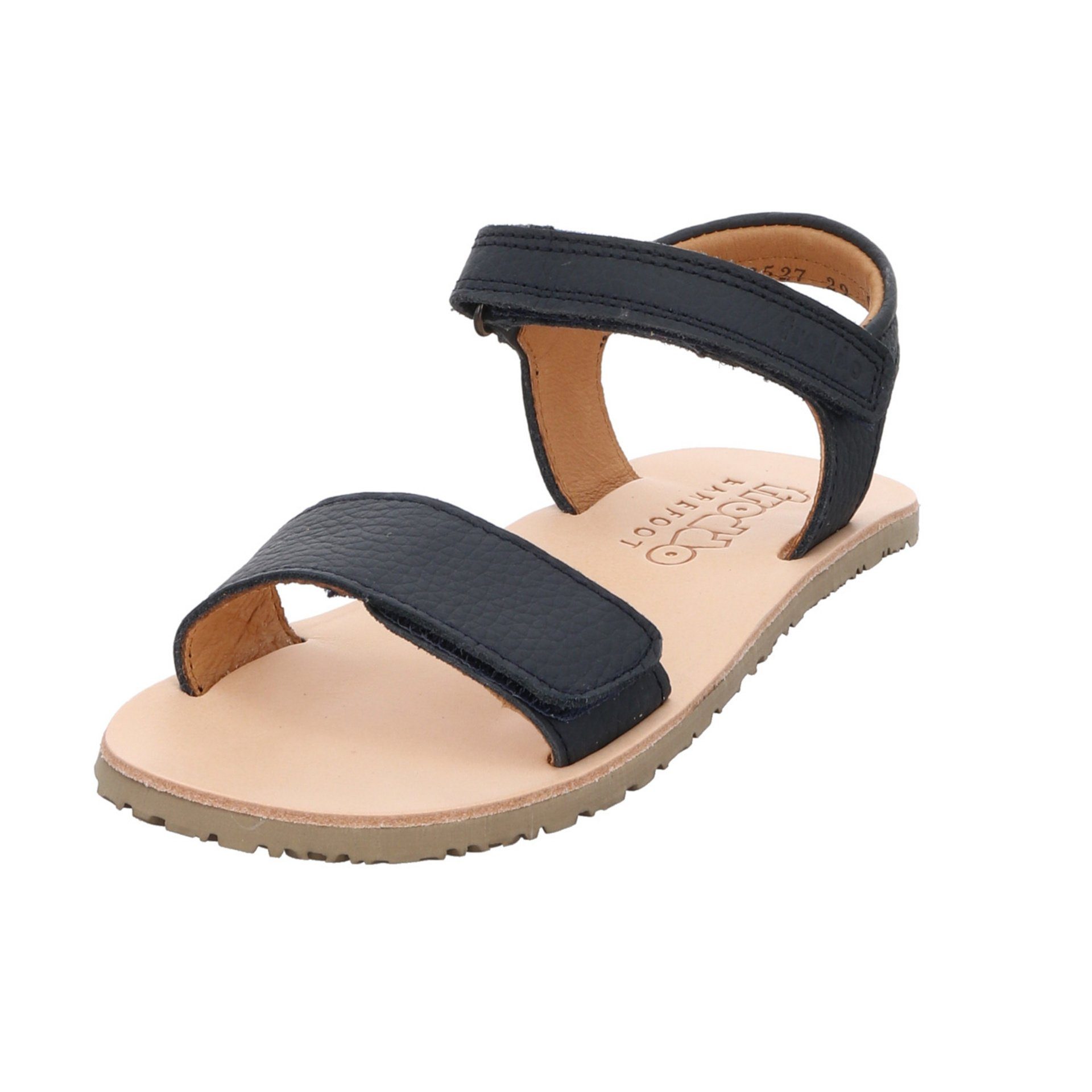 Lia Sandale Glattleder Schuhe Sandalen Flexy froddo® Sandale Mädchen blau-mittel Barefoot