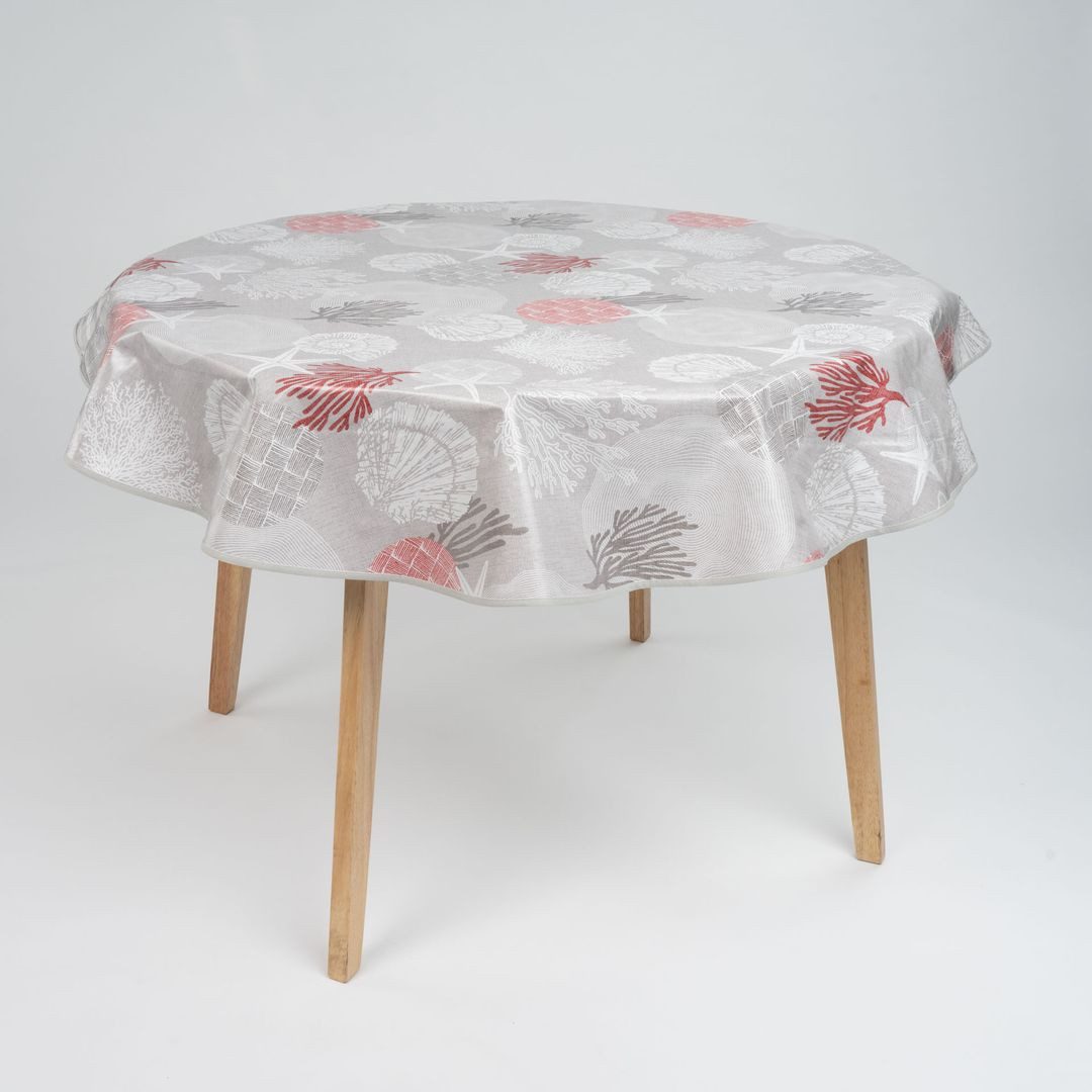 laro Tischdecke laro 140cm runde Wachstuchtischdecke mit Saum-Eingefasst – Bild 2 von 5