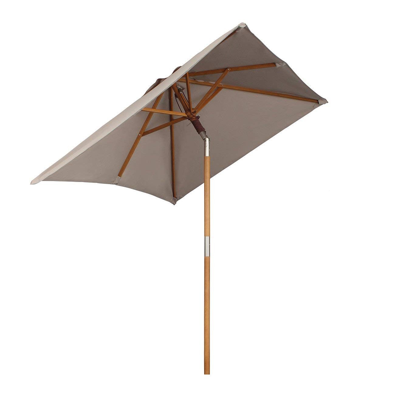 Sekey Sonnenschirm 200 x 150cm Holz günstig online kaufen
