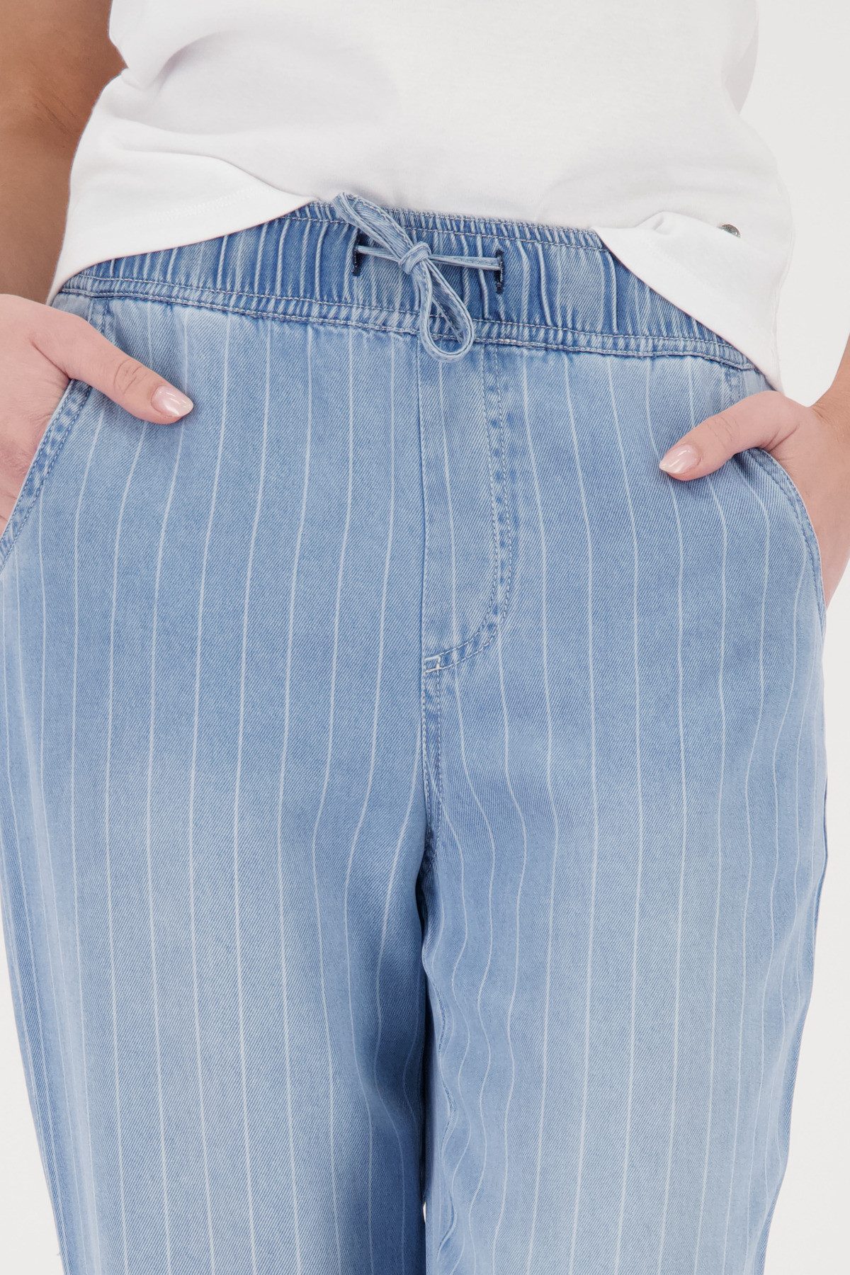 Monari Schlupfhose Regular fit mit elastischem Bund