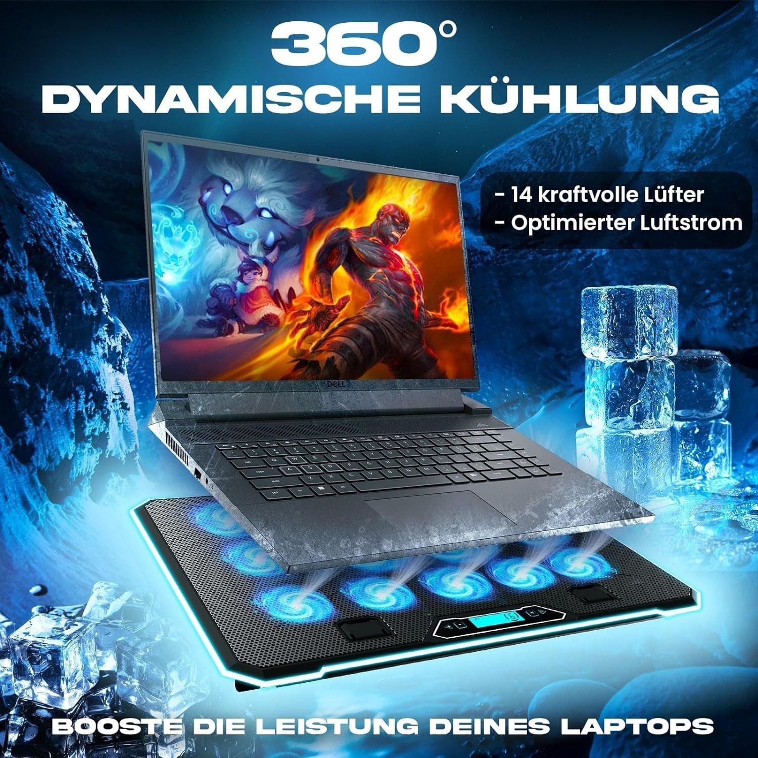 feinlux Notebook-Kühler CT1118