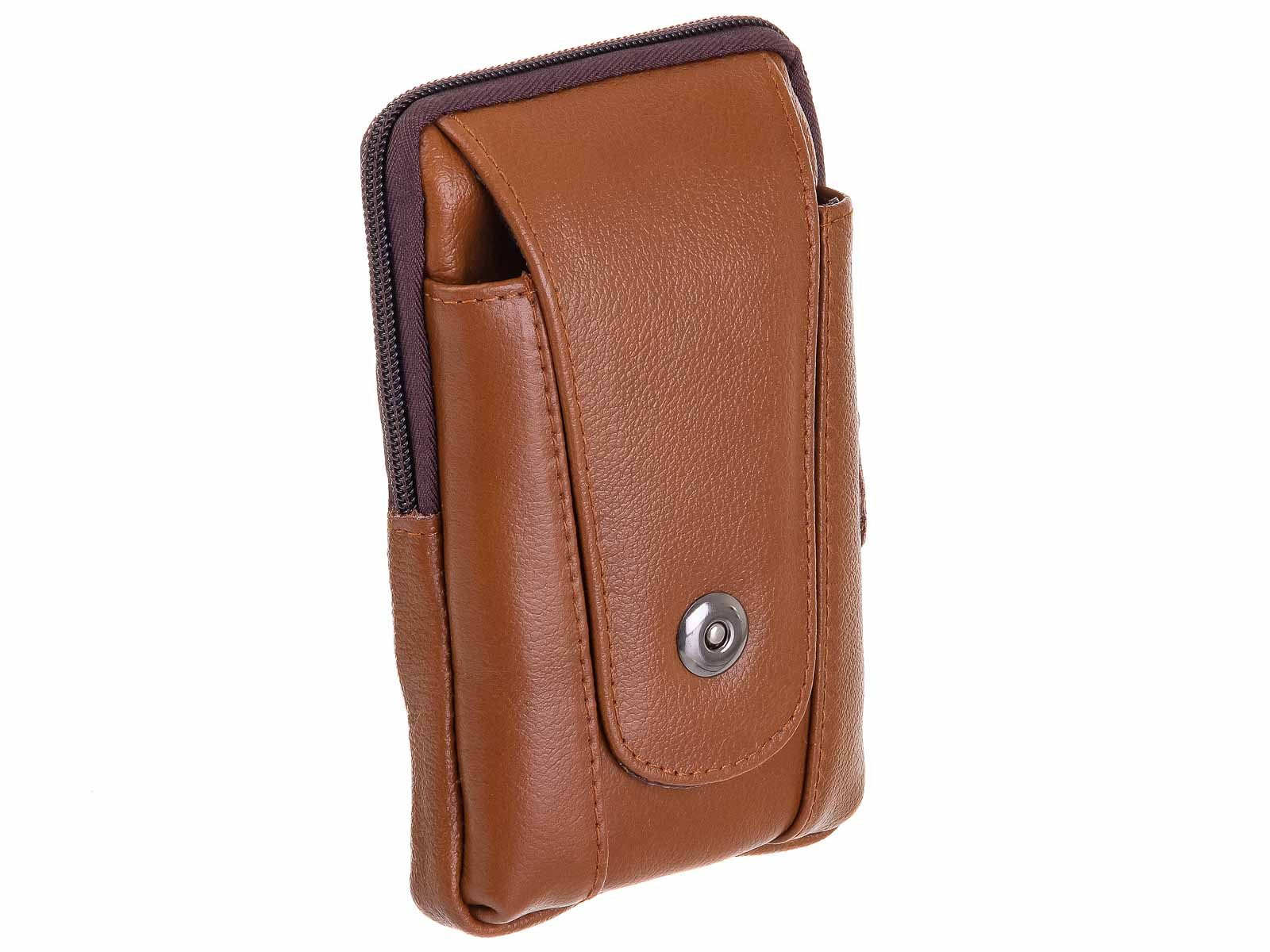 Red Point Gürteltasche Unisex Handytasche Hüfttasche Gürteltasche ca. 0,5 Liter 10 x 16 x 3 (ein Stück, 1-tlg., ca. B/H/T 10/16/3 cm), Gürtelschlaufe