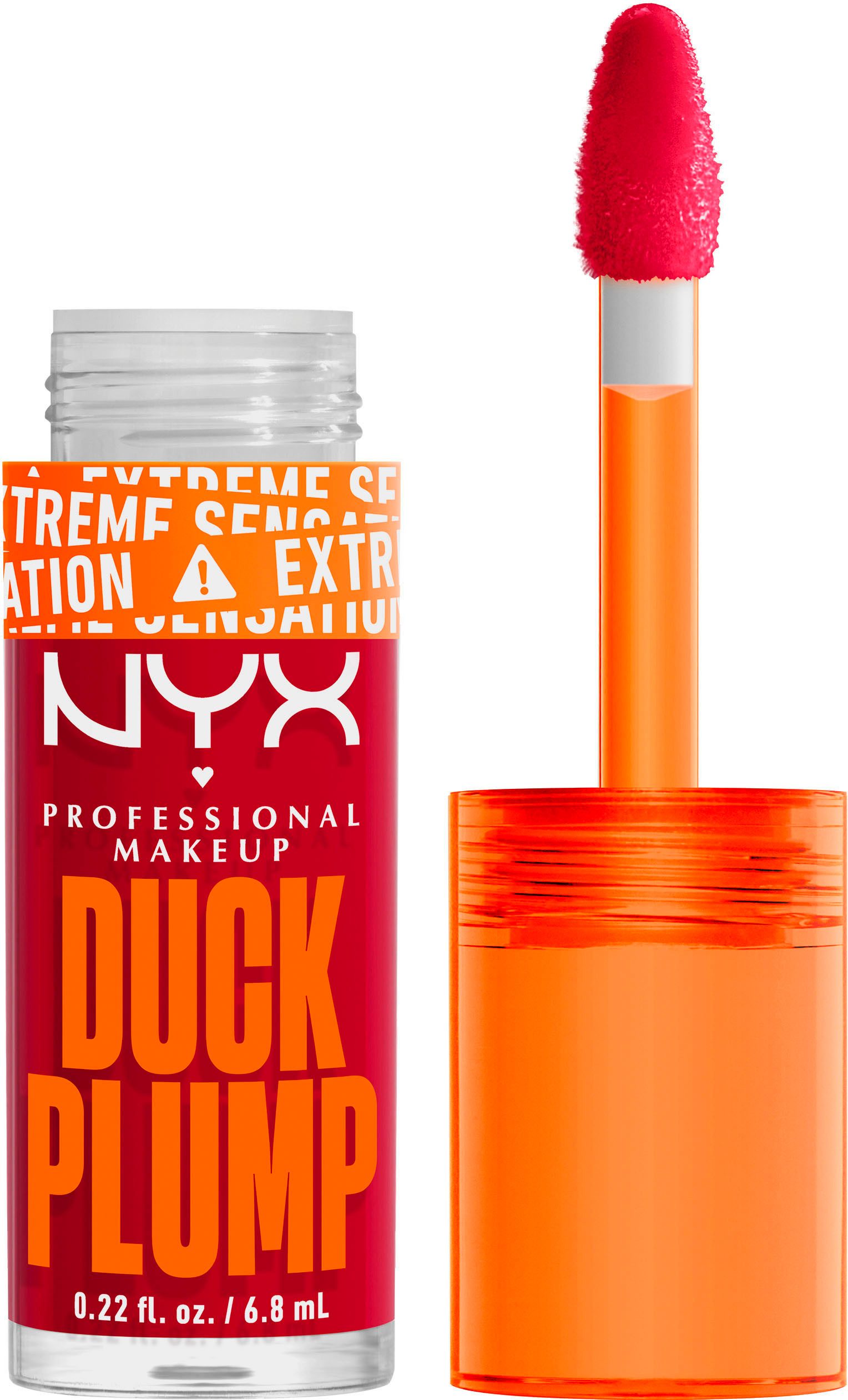 NYX Lipgloss NYX Professional Makeup Duck Plump Hall of Flame, mit Collagen