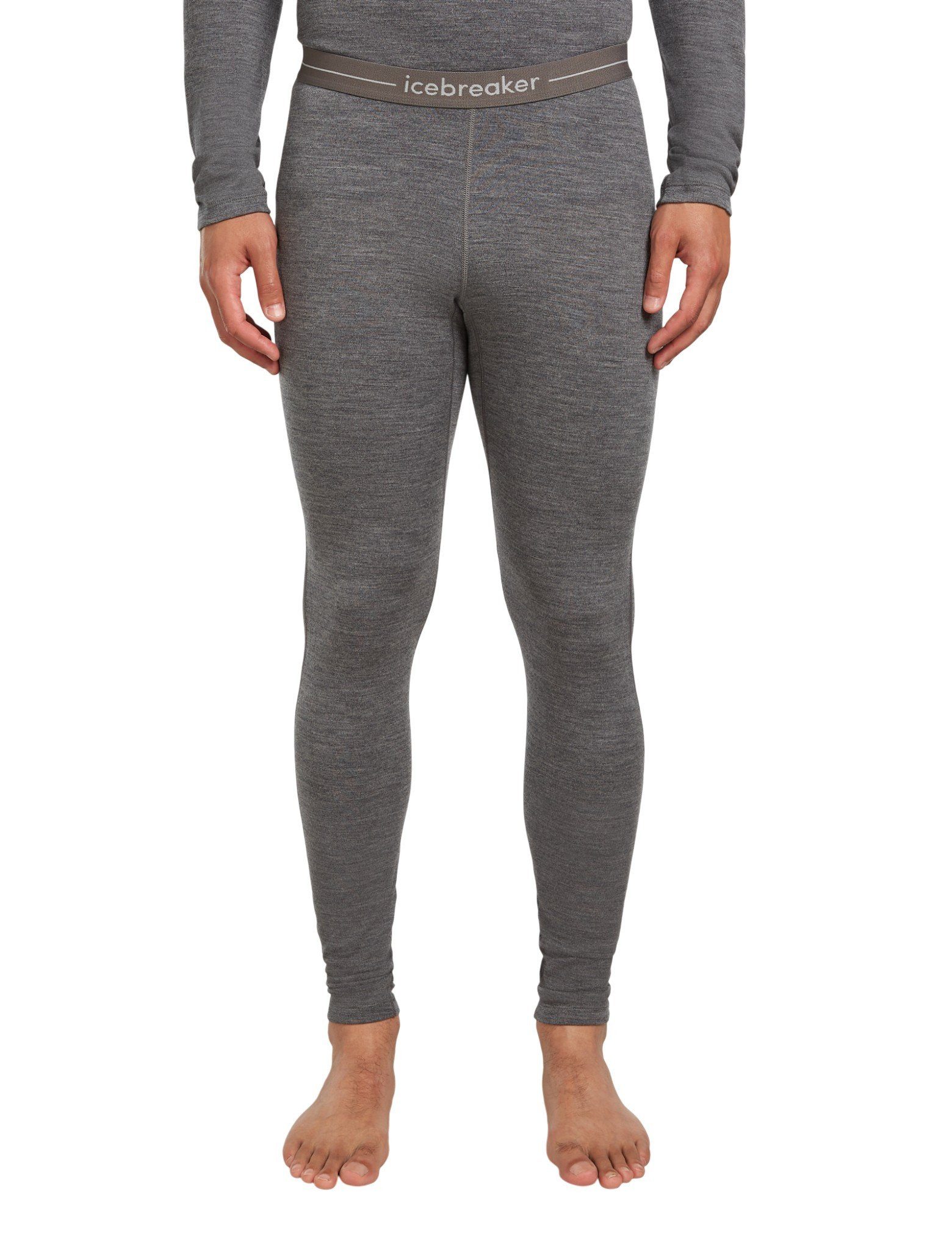 Icebreaker Леггинсы Unterwäsche 260 Tech enganliegend (Merinowolle) - grau Herren