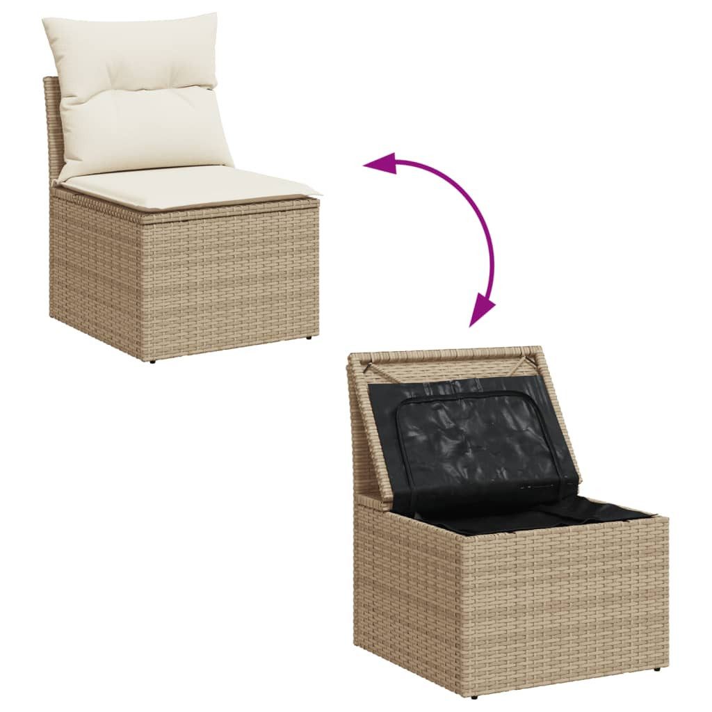vidaXL Gartenlounge-Set 5-tlg. Garten-Sofagarnitur mit Kissen günstig online kaufen